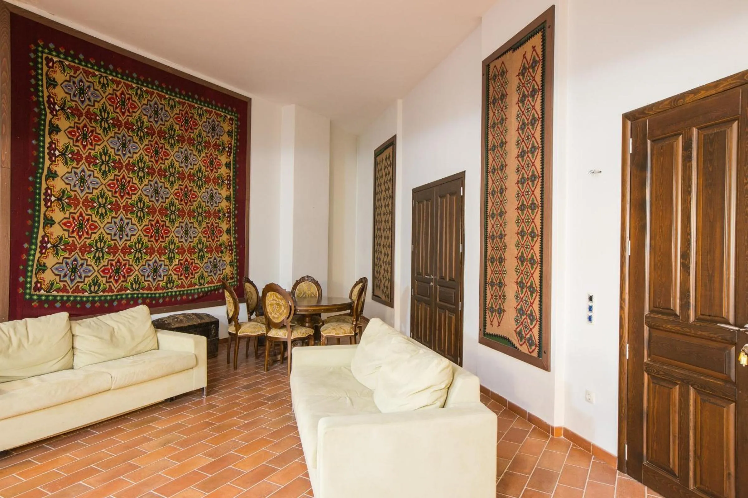 Decorative detail in Meteora Hotel at Kastraki