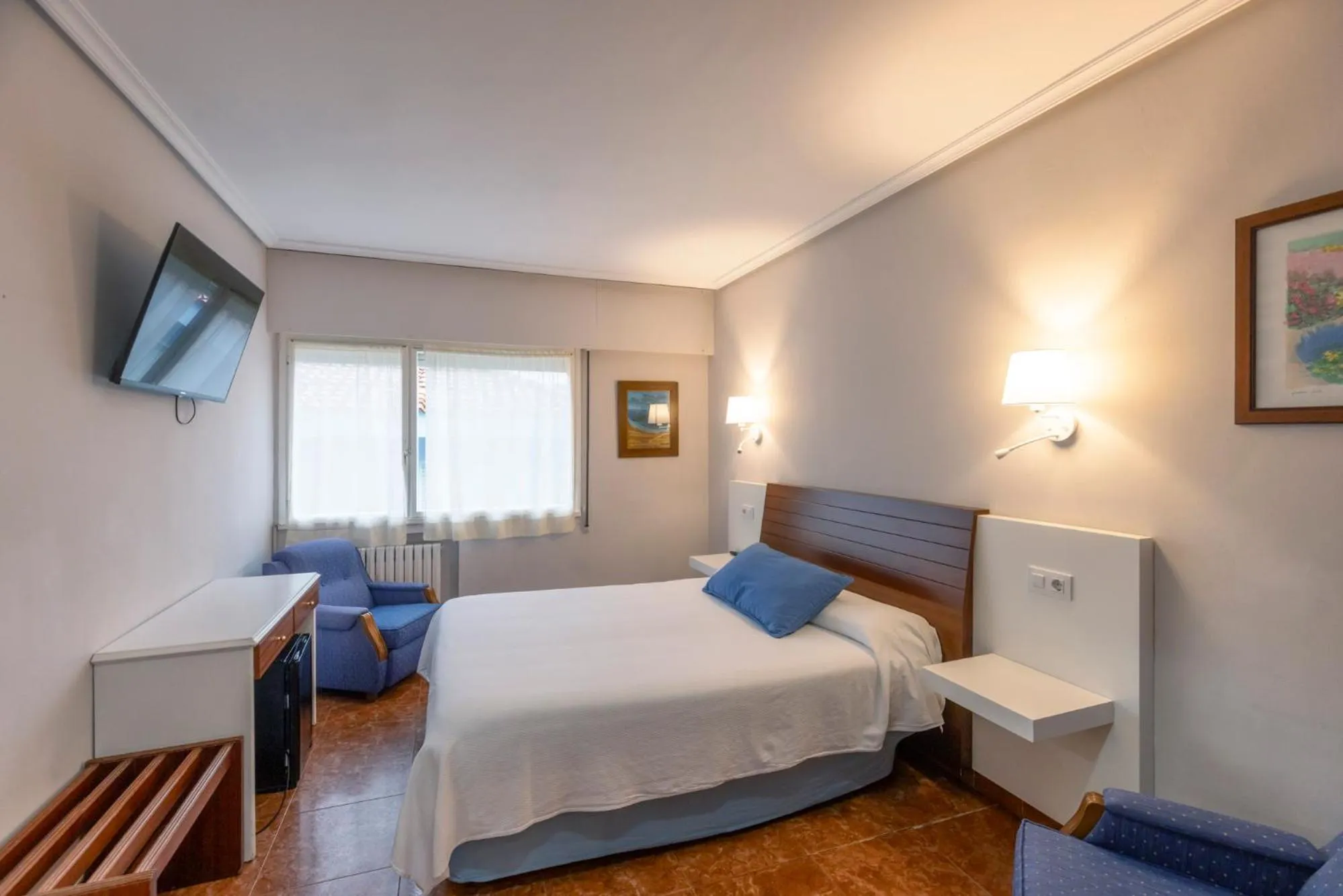 Bed in Hotel Sablón