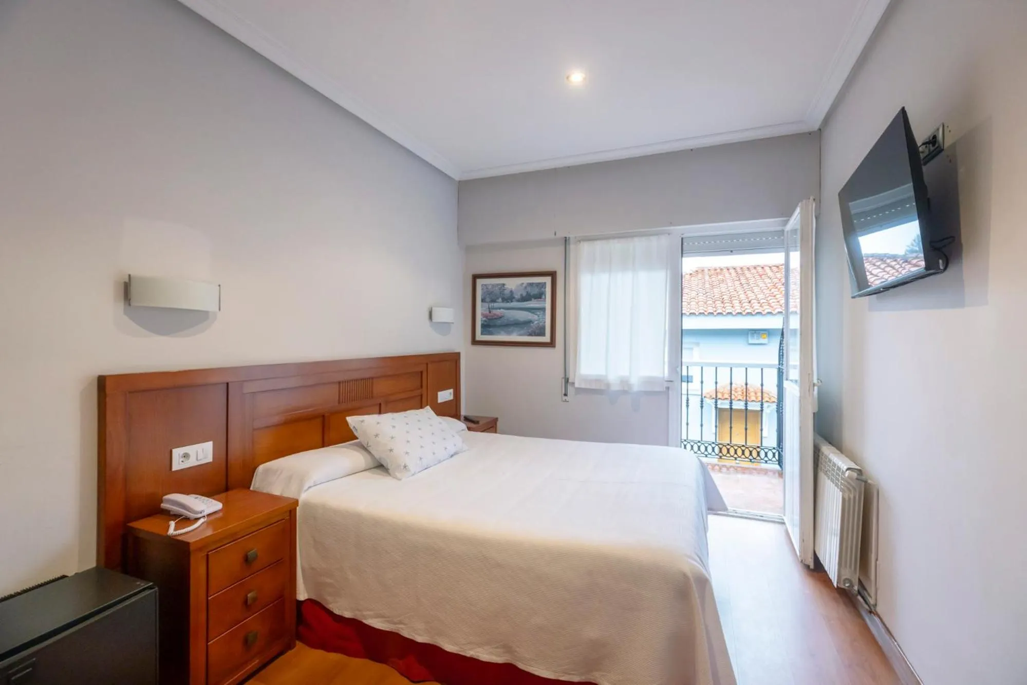 Bed in Hotel Sablón