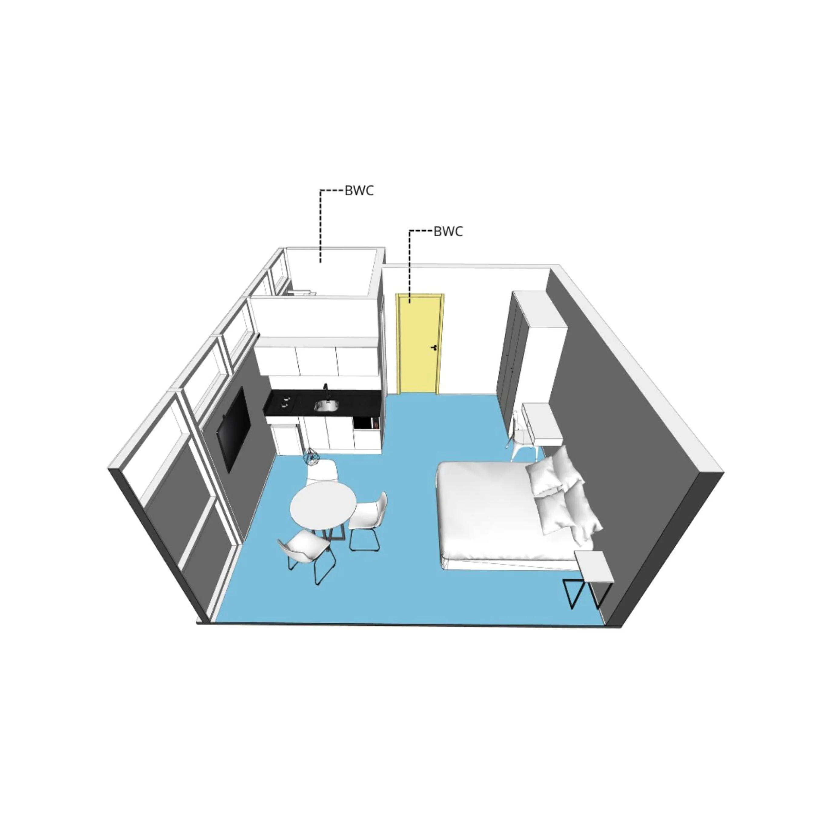 Floor plan in Bewiki