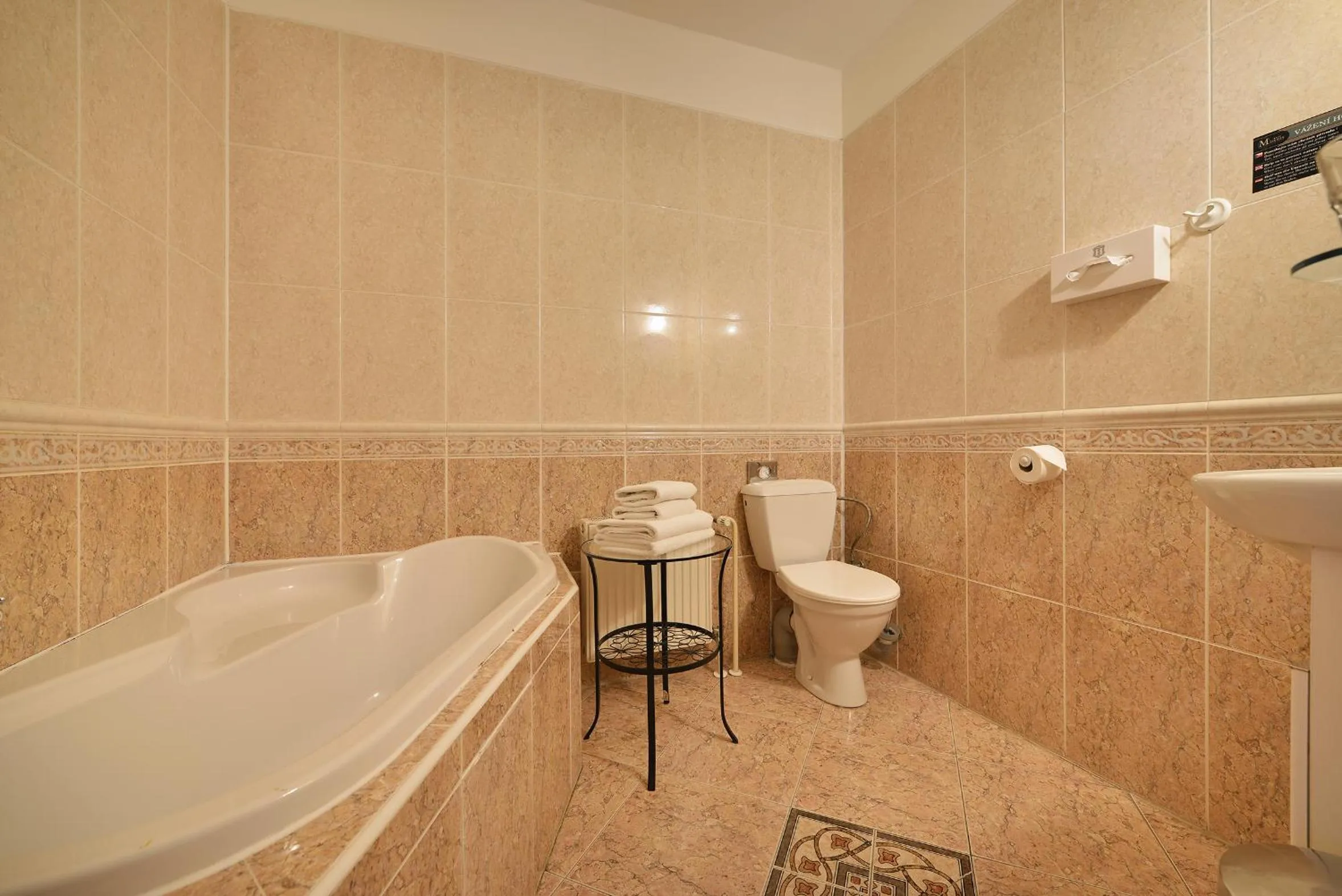 Toilet in City Hotel Morris