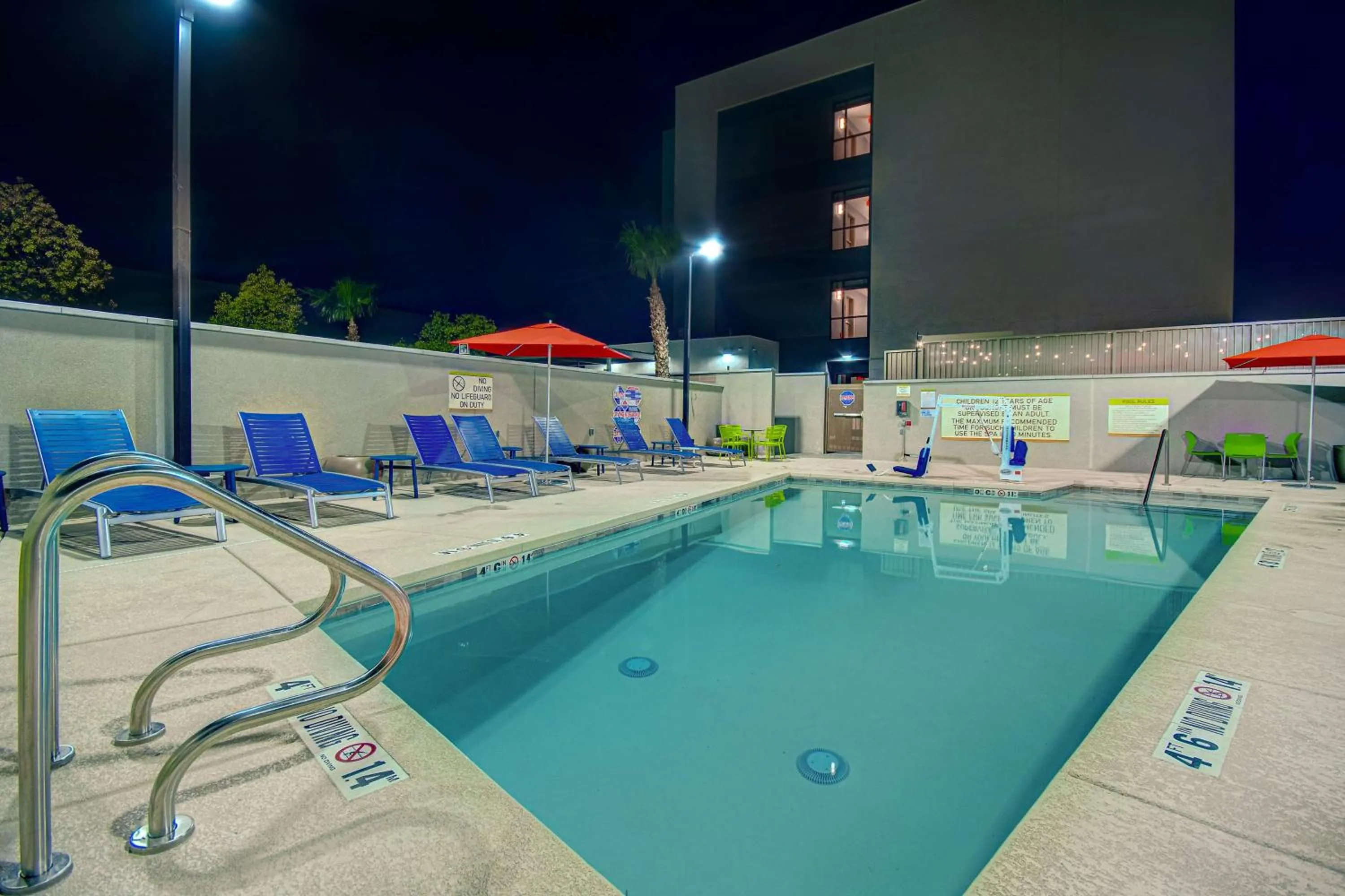 Pool view in Home2 Suites By Hilton Las Vegas North