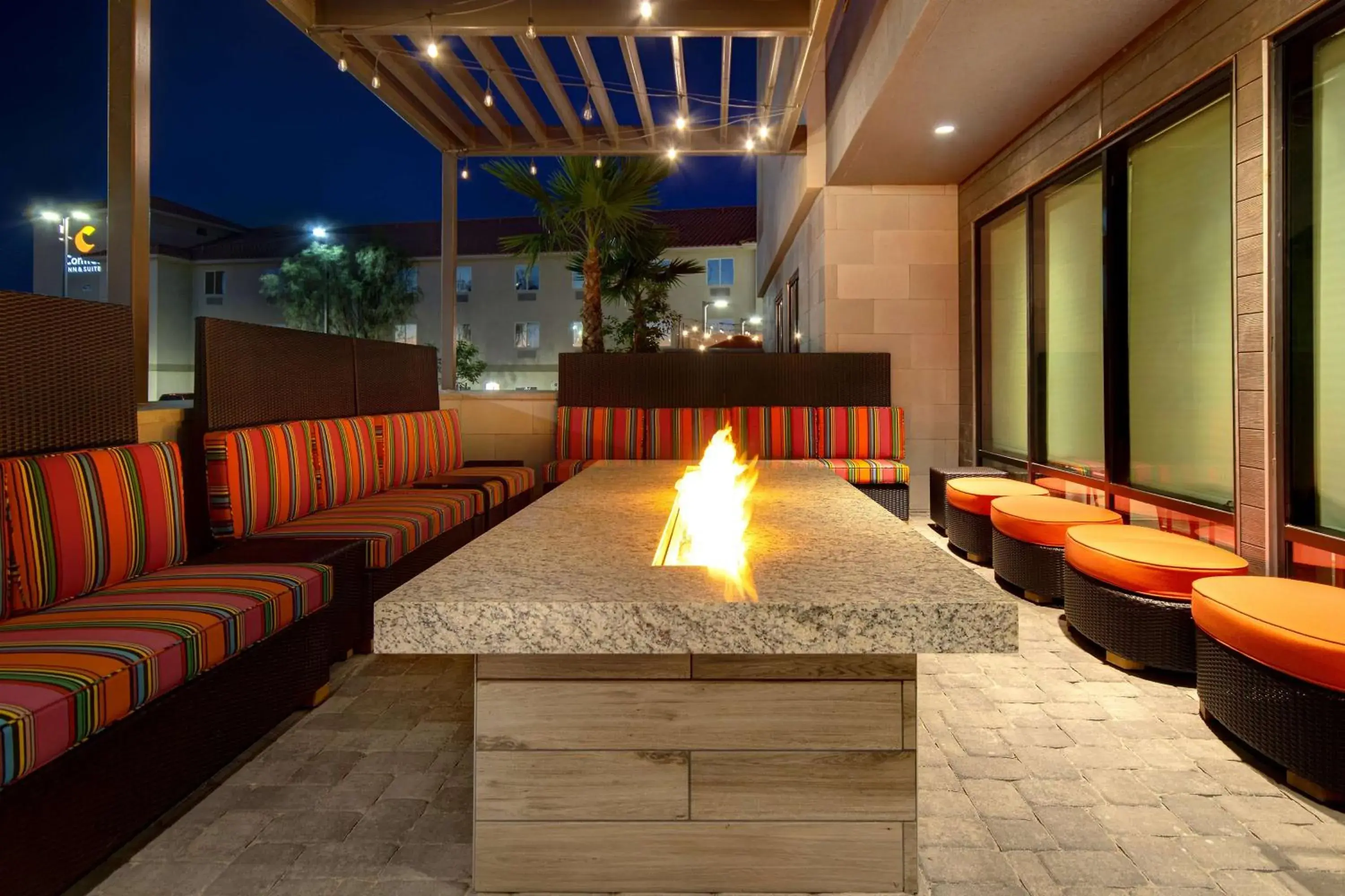 Patio in Home2 Suites By Hilton Las Vegas North