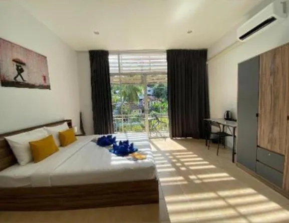 Bed in Kata Sea Blue