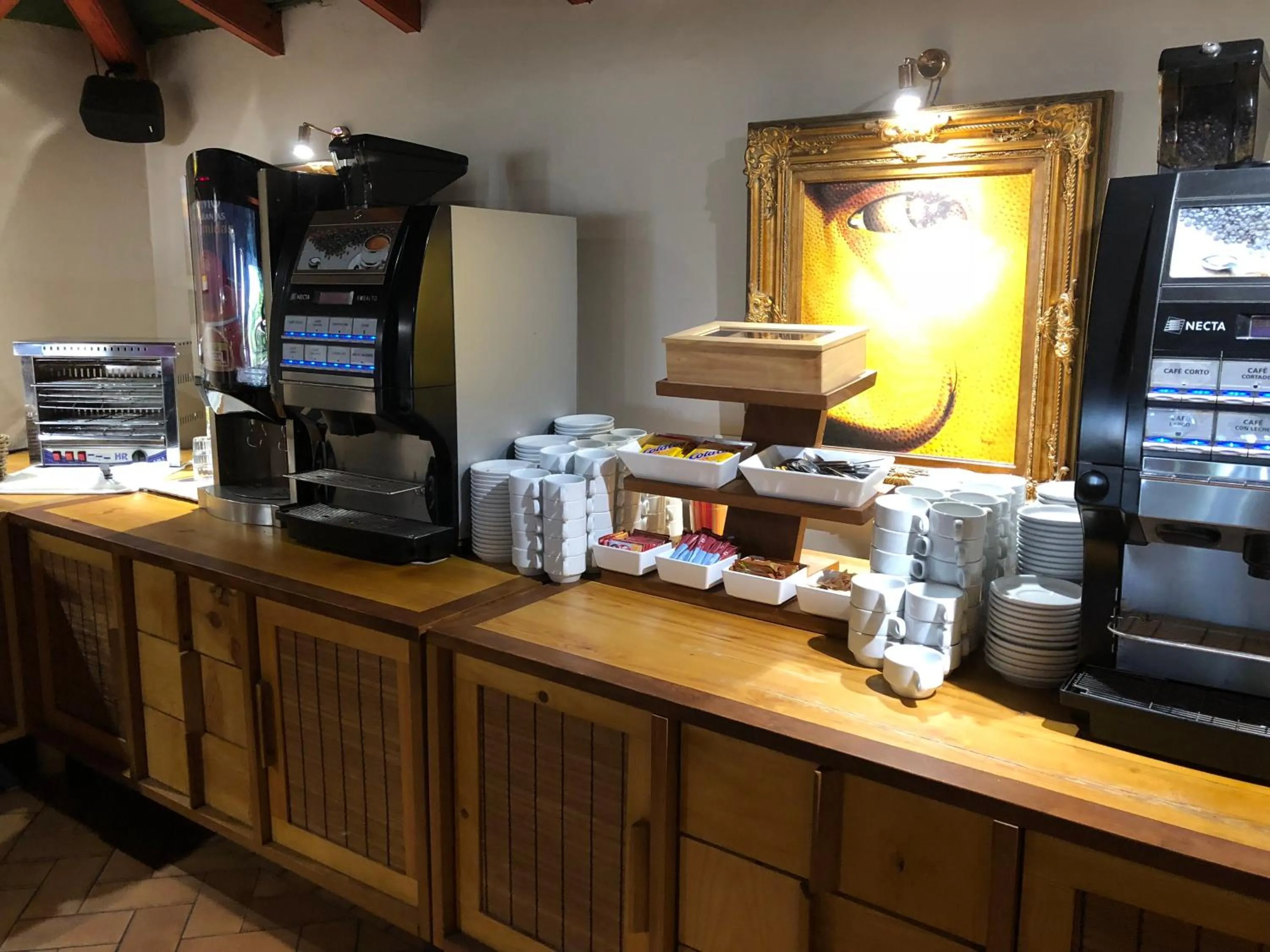 Buffet breakfast in Beach Hotel Dos Mares