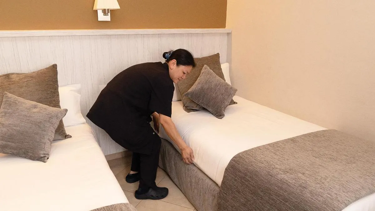 Bed in Hotel Coronado