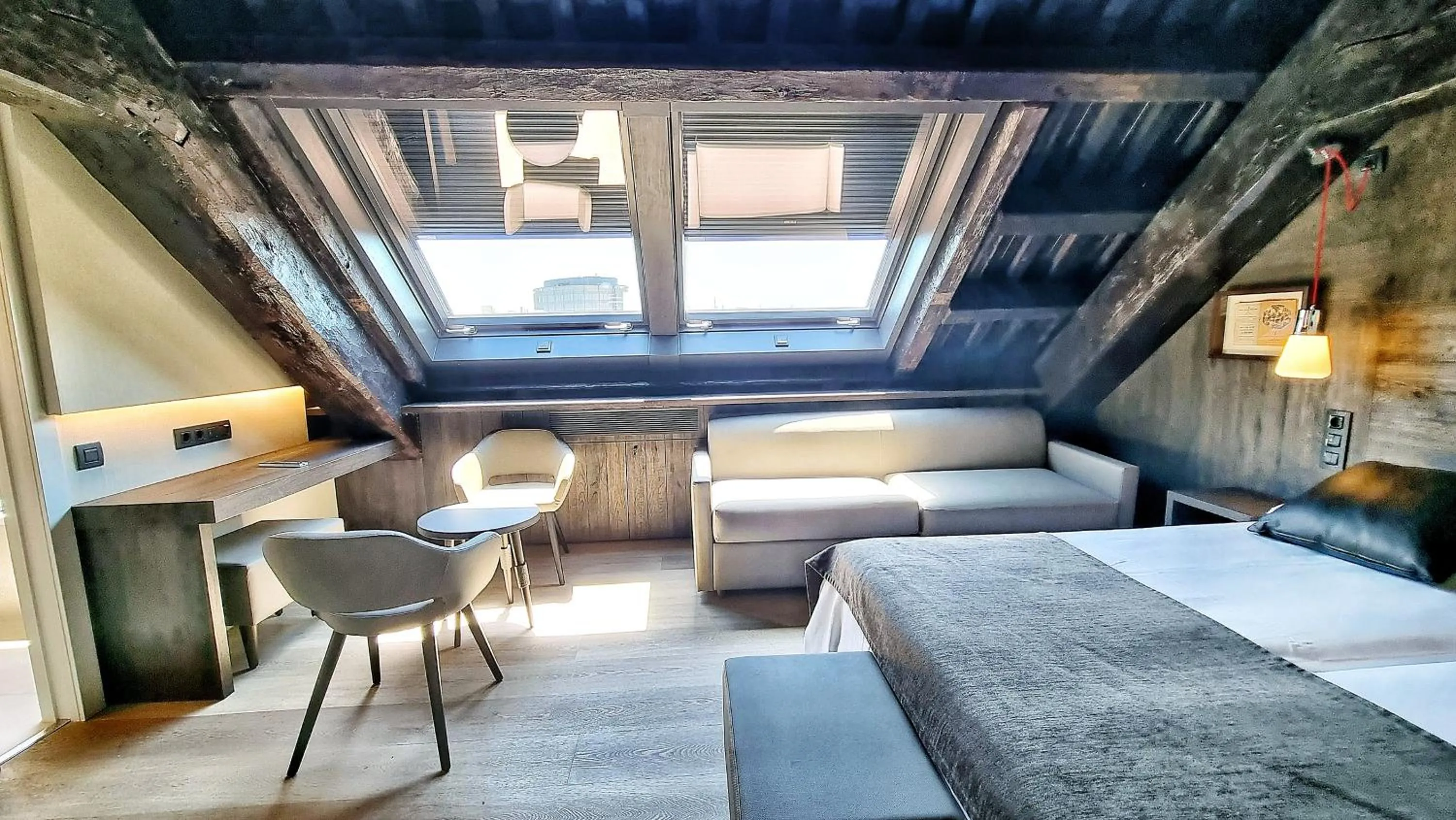 Bed in Hotel Sant Agustí