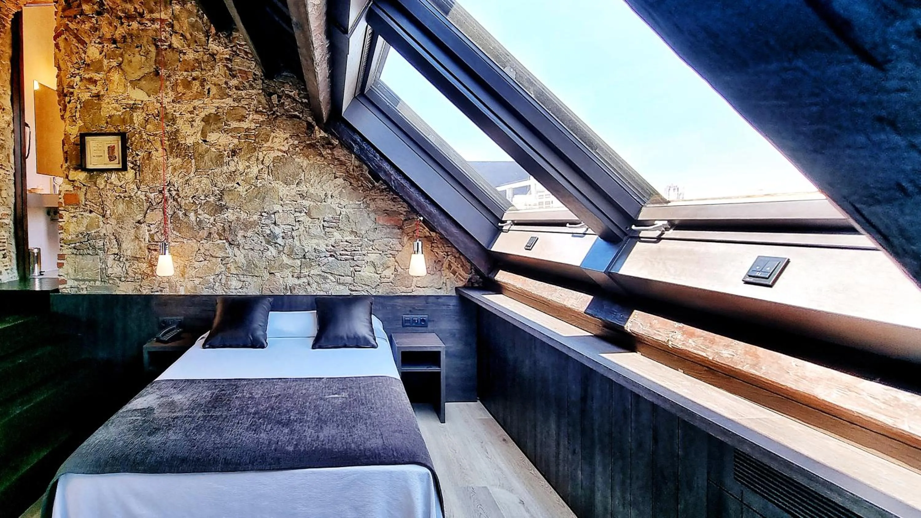 Bedroom in Hotel Sant Agustí