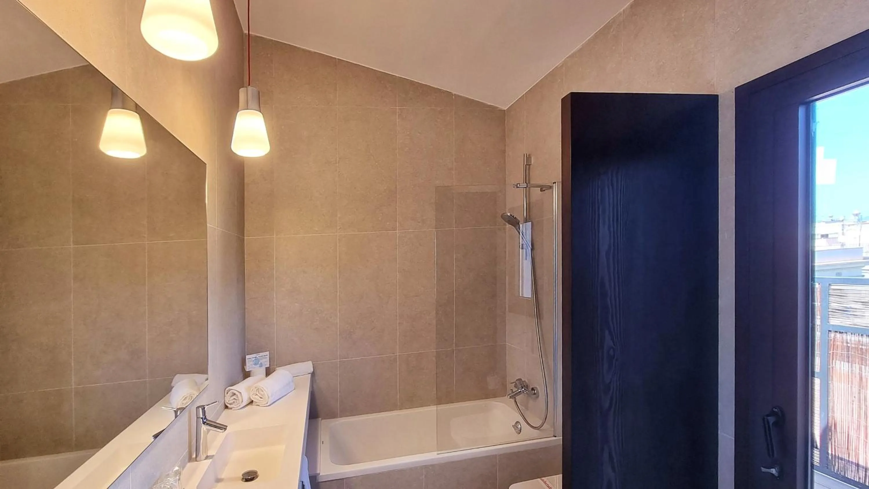 Bathroom in Hotel Sant Agustí