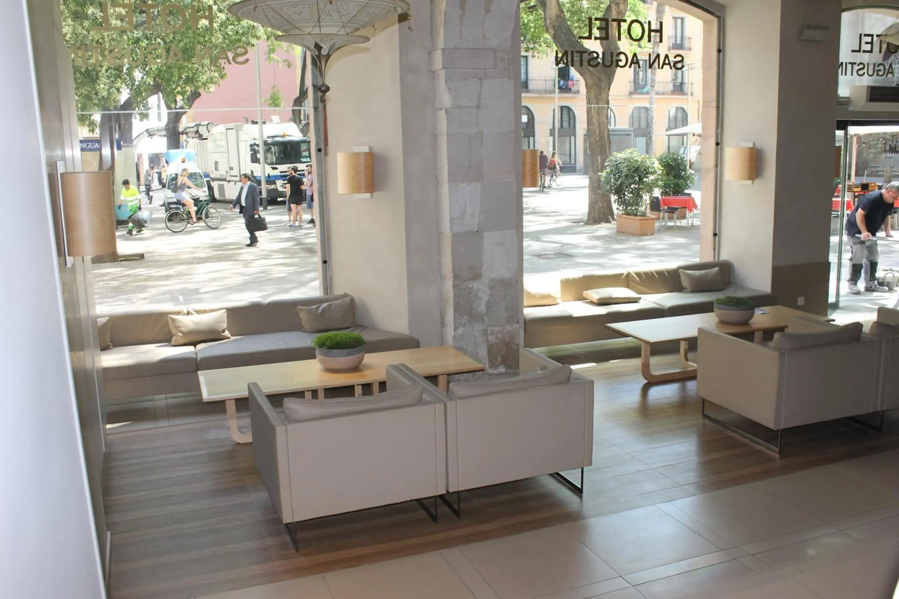 Living room in Hotel Sant Agustí Living room in Hotel Sant Agustí