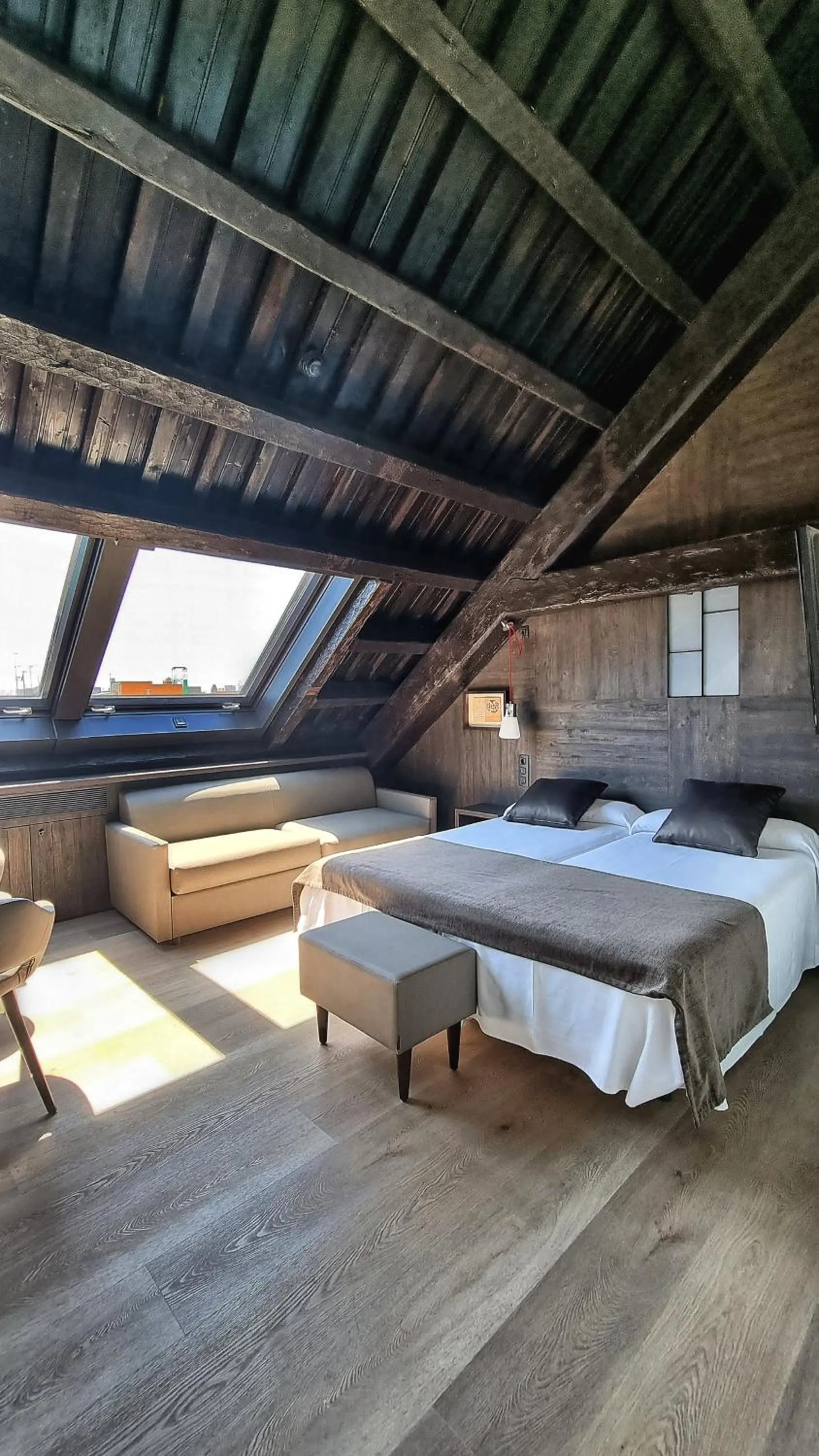 Bed in Hotel Sant Agustí