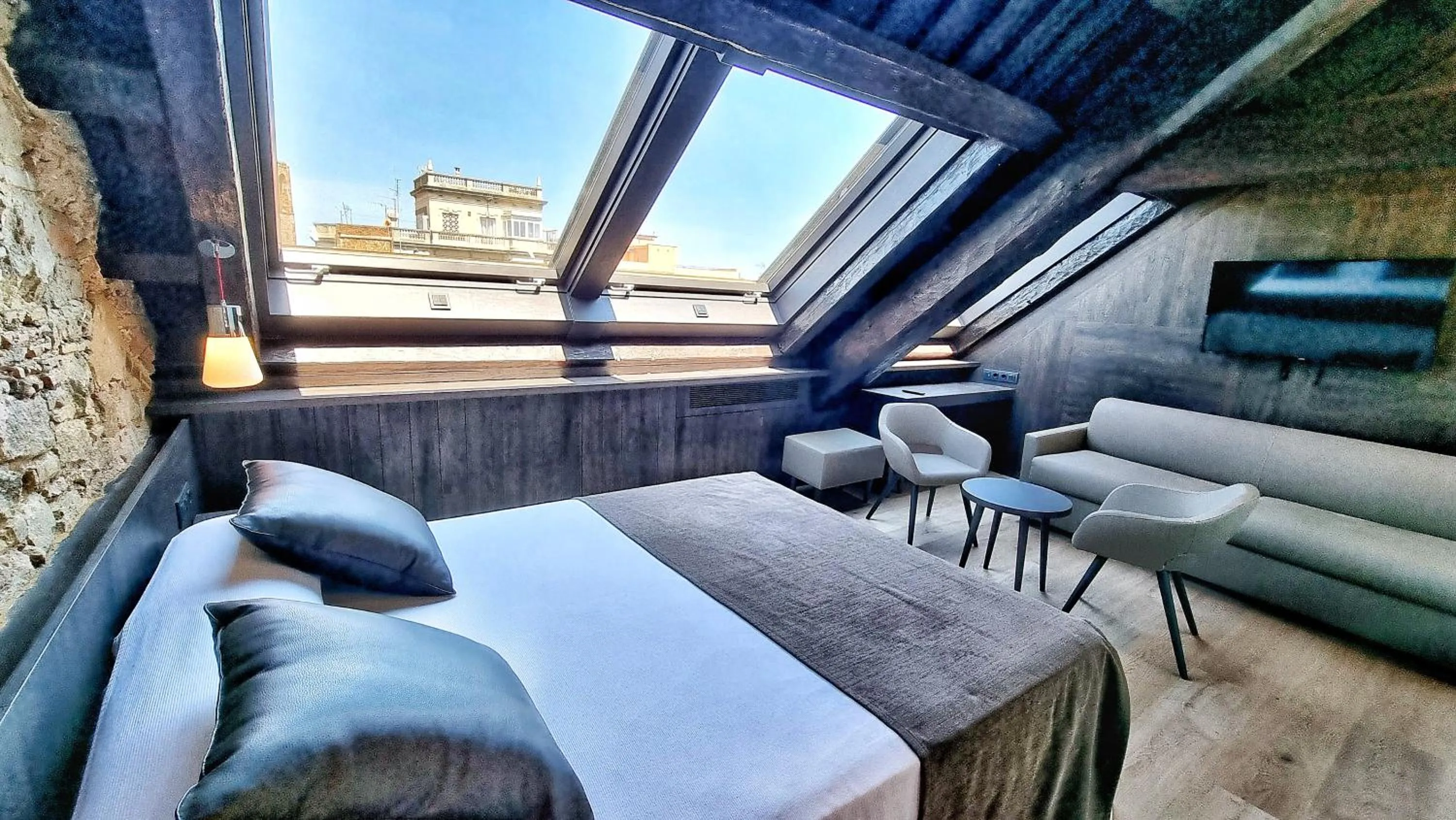 Bedroom in Hotel Sant Agustí