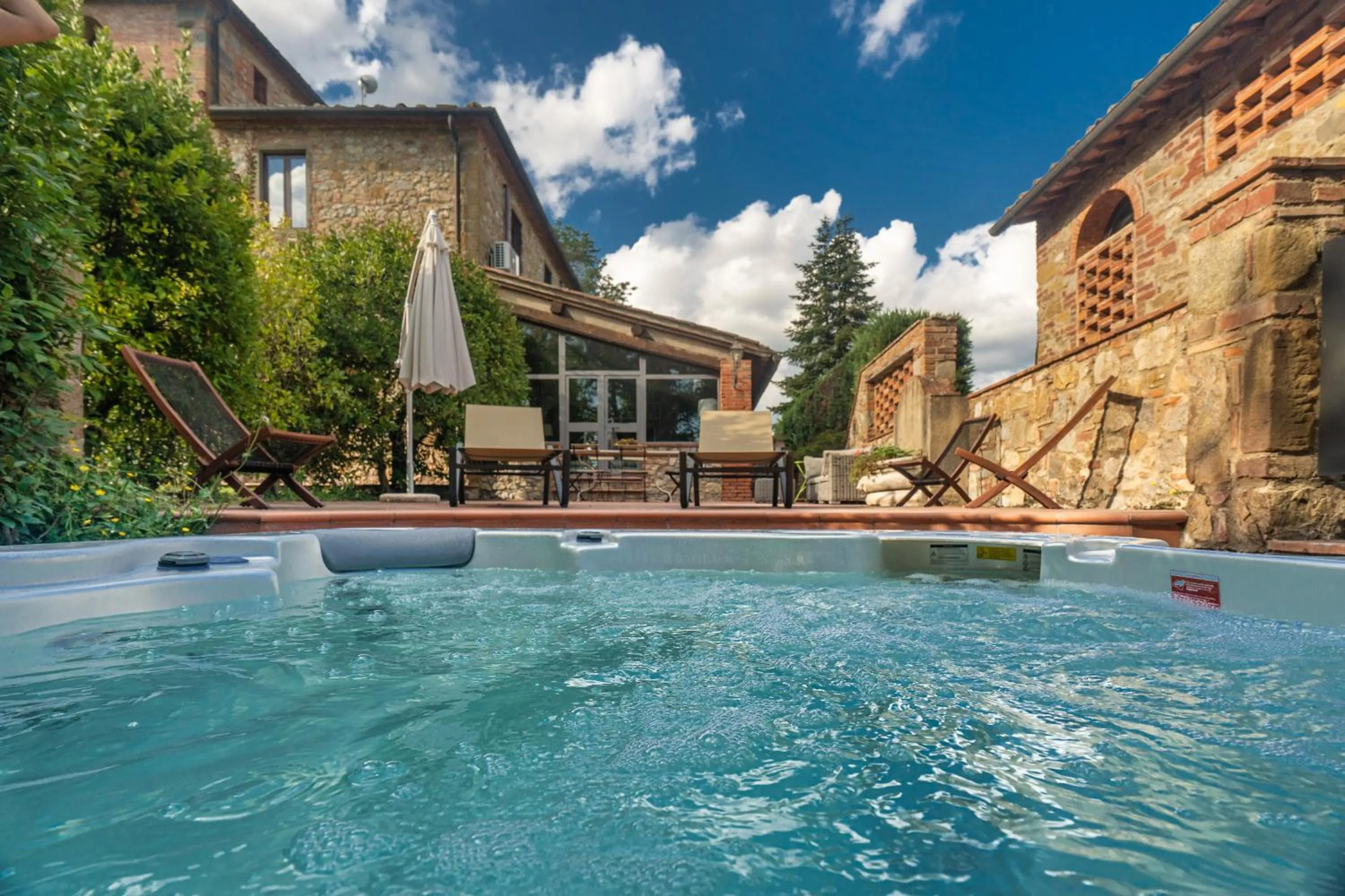 Hot Tub in Relais La Martina