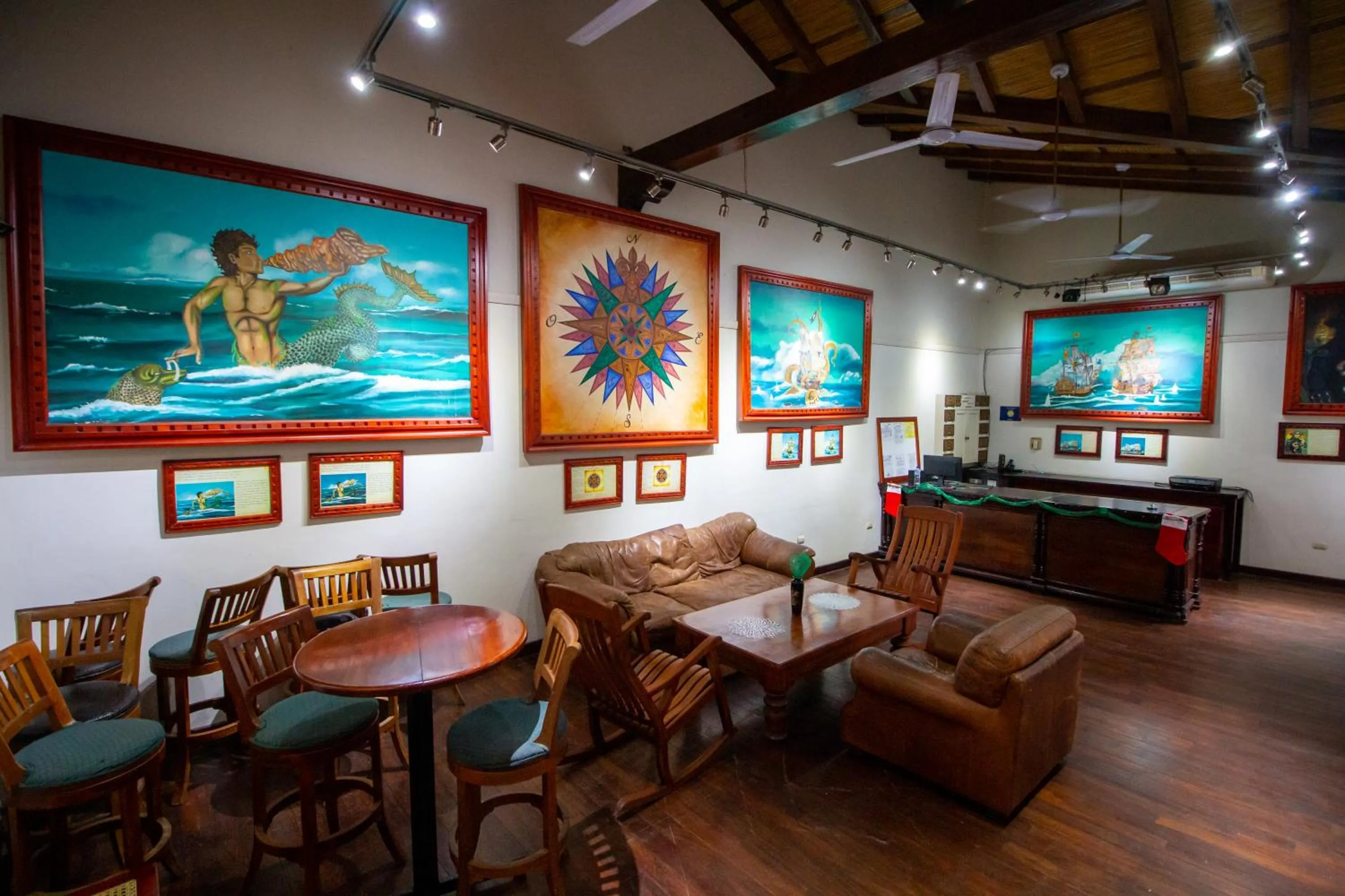 Lobby or reception in Hotel La Calzada