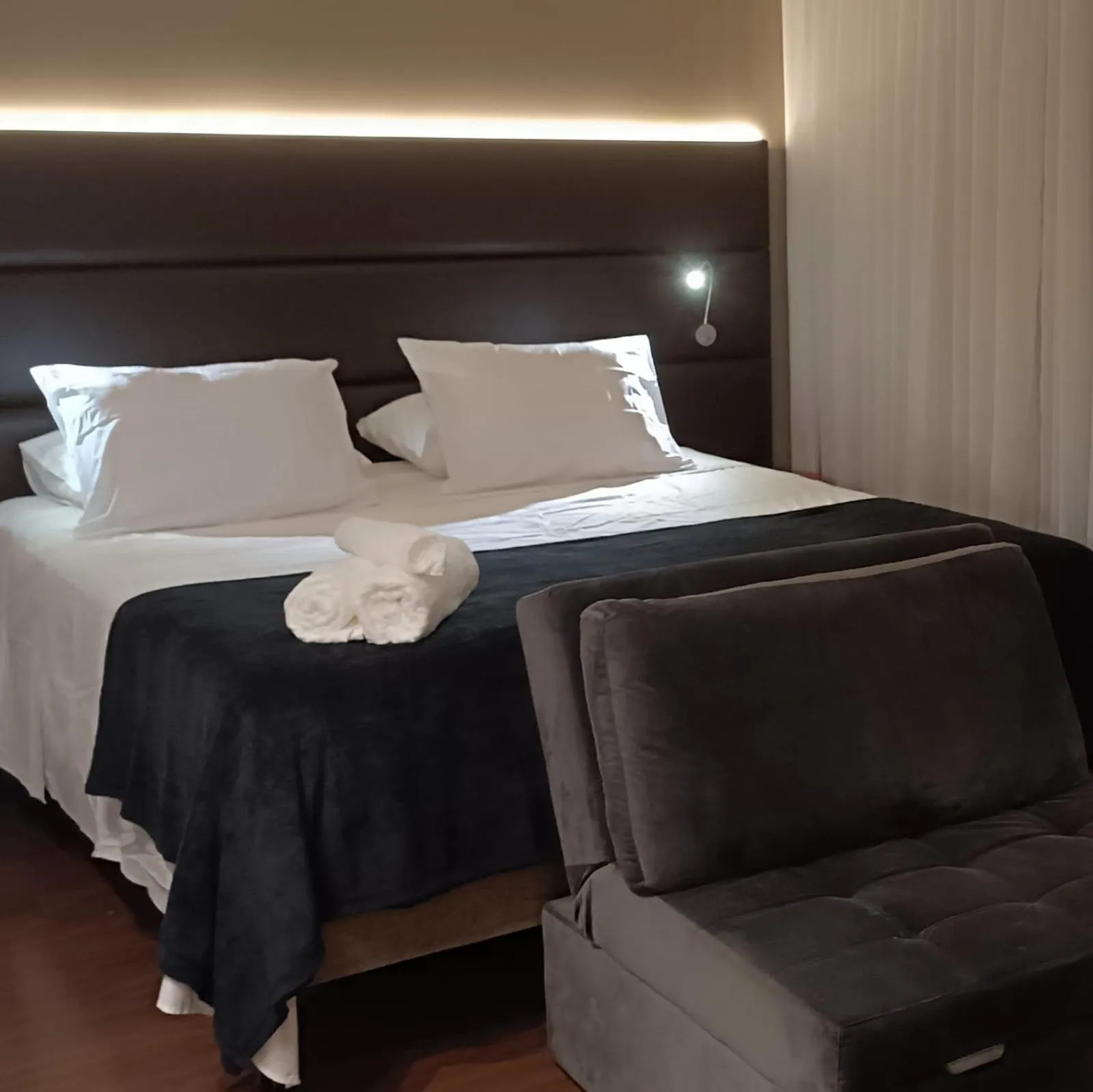 Bedroom, Bed in M-Flat Hotel - Vila Olímpia