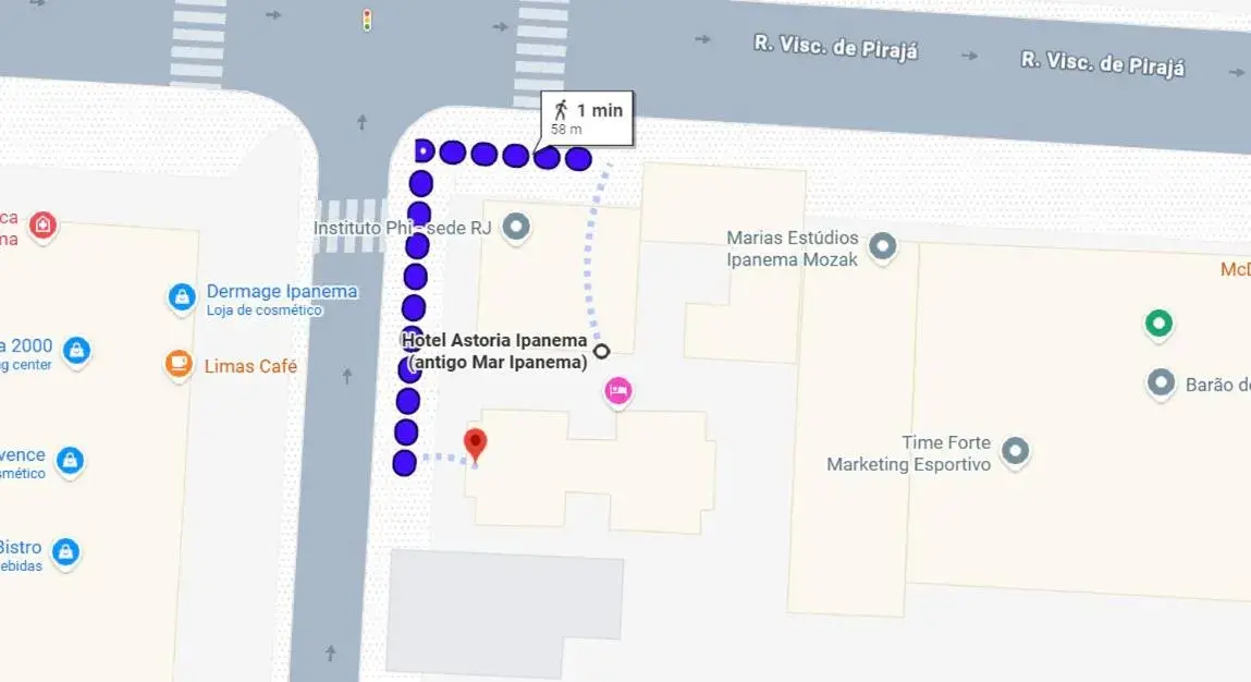 Landmark view in Hotel Astoria Ipanema - antigo Mar Ipanema Landmark view in Hotel Astoria Ipanema - antigo Mar Ipanema