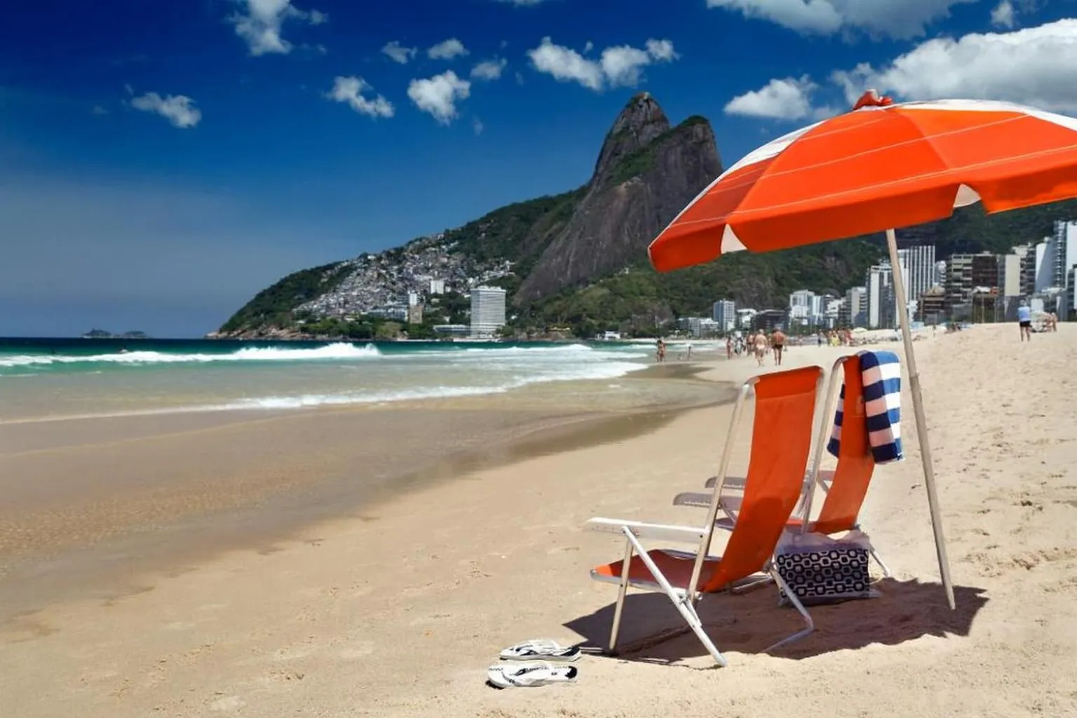 Beach in Hotel Astoria Ipanema - antigo Mar Ipanema