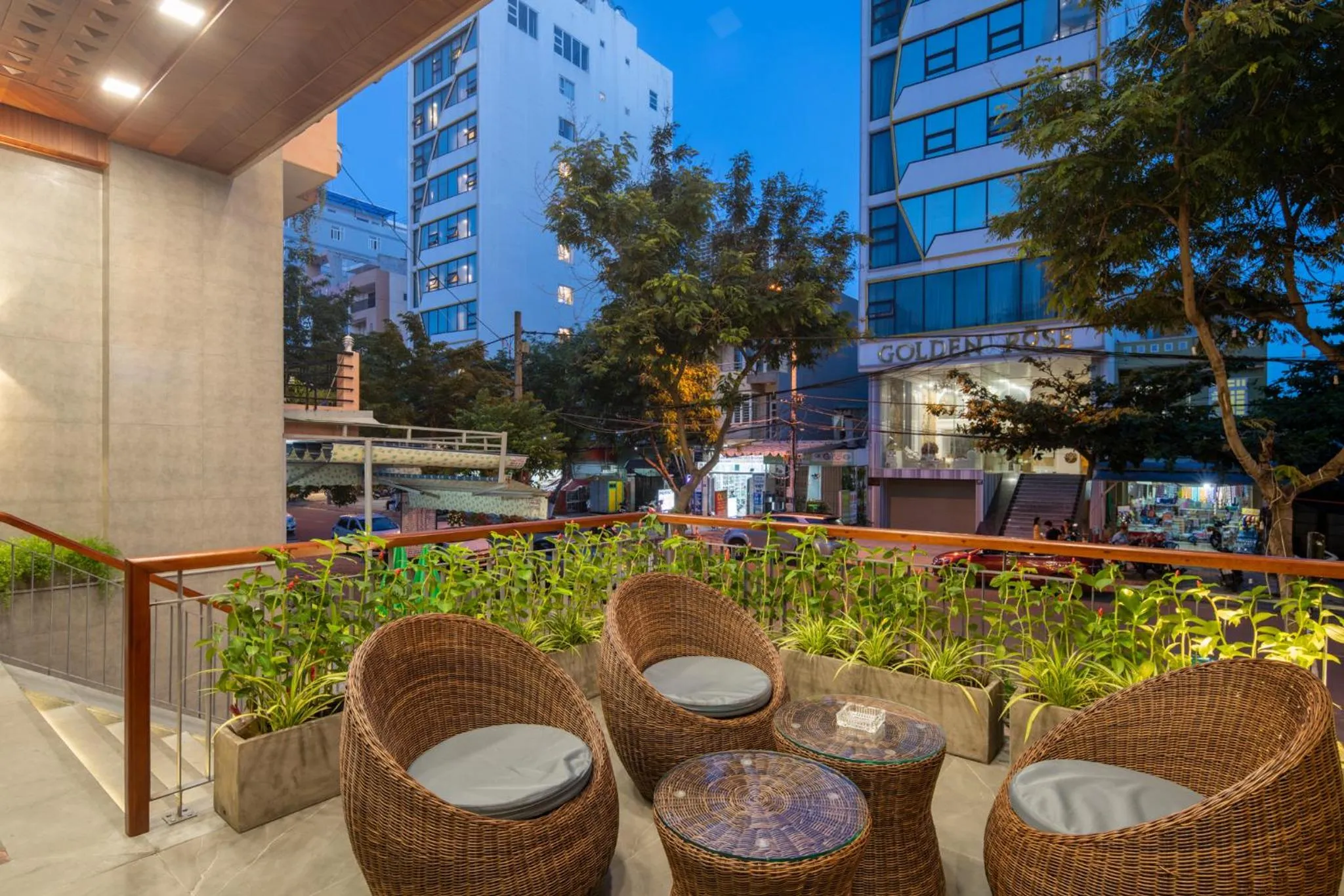 Balcony/Terrace in Yes Hotel Đà Nẵng