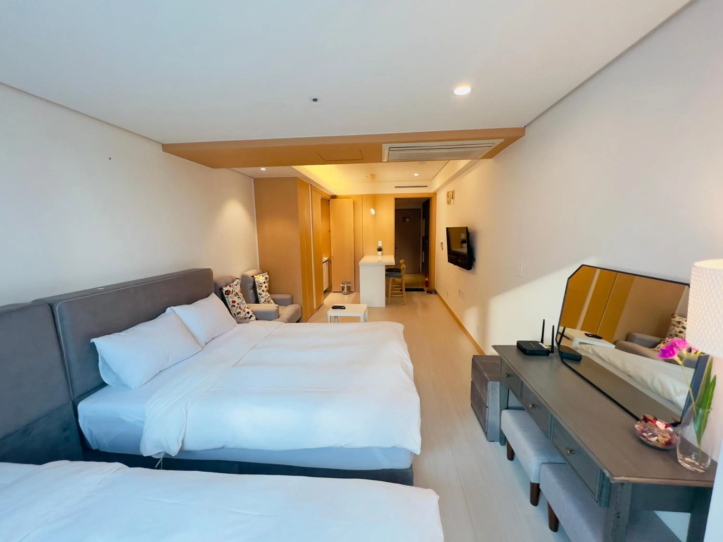 Bed in Busan Centum Victoria hotel