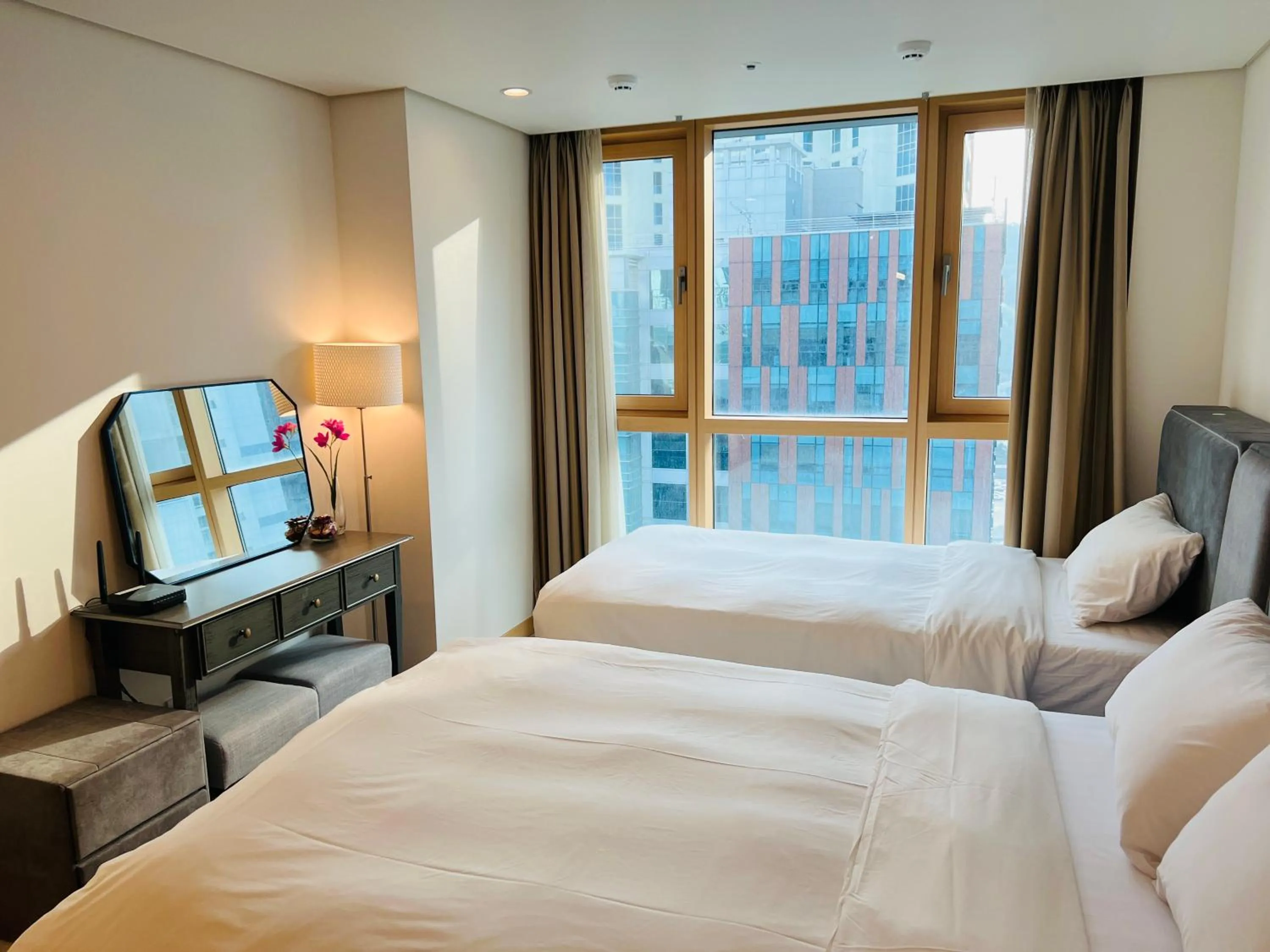 Bed in Busan Centum Victoria hotel