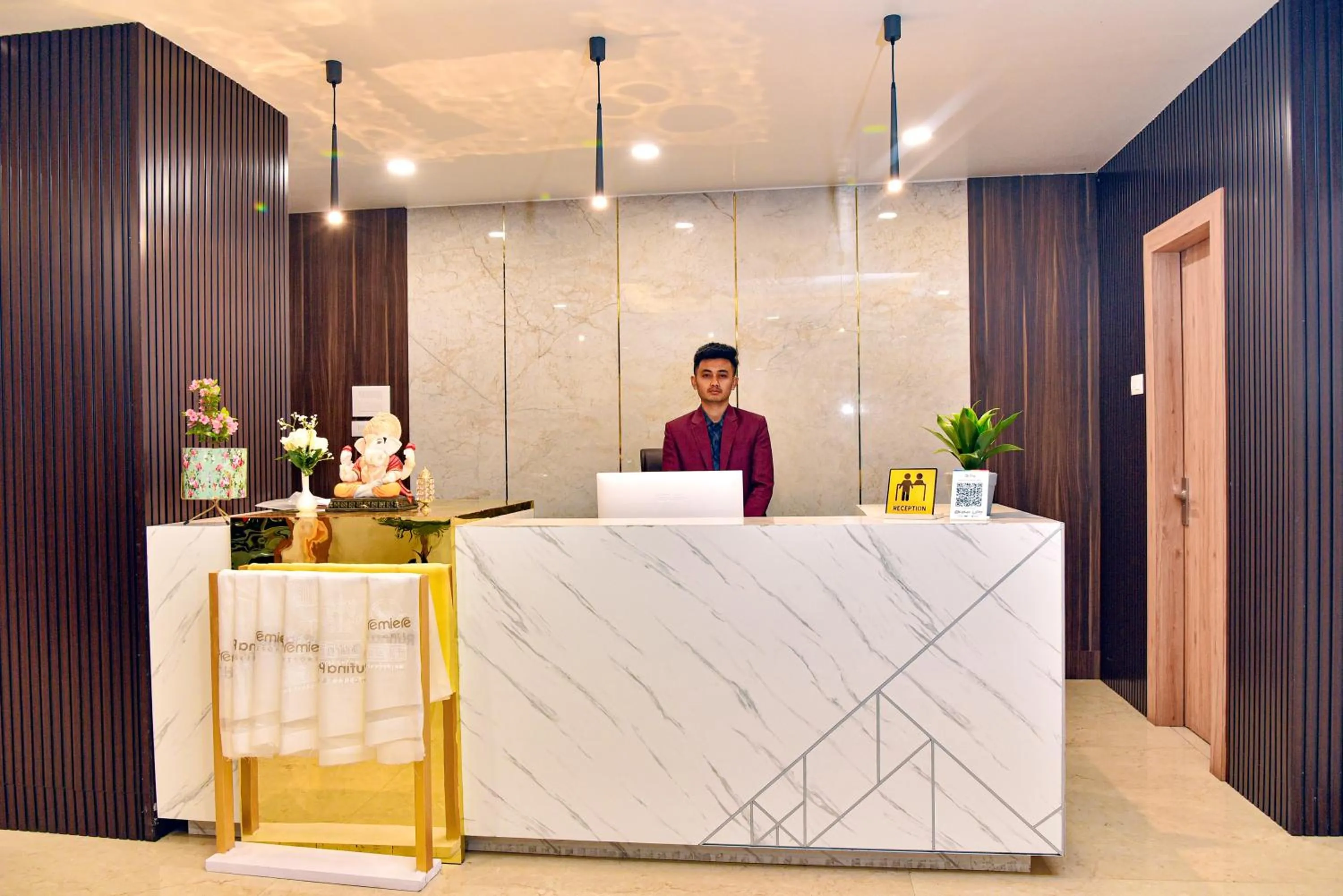 Lobby or reception in Rufina Pinasa Residency