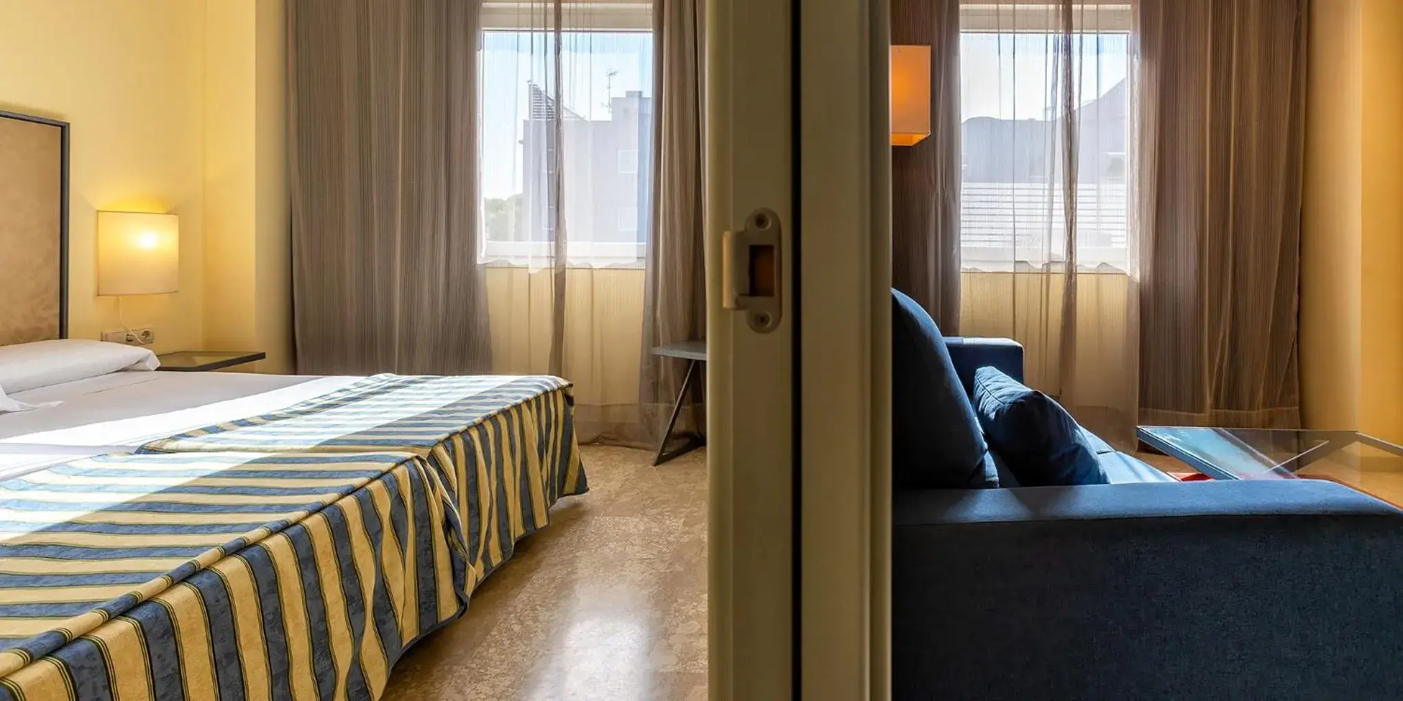 Bedroom, Bed in Apartamentos Vértice Sevilla Aljarafe Bedroom, Bed in Apartamentos Vértice Sevilla Aljarafe