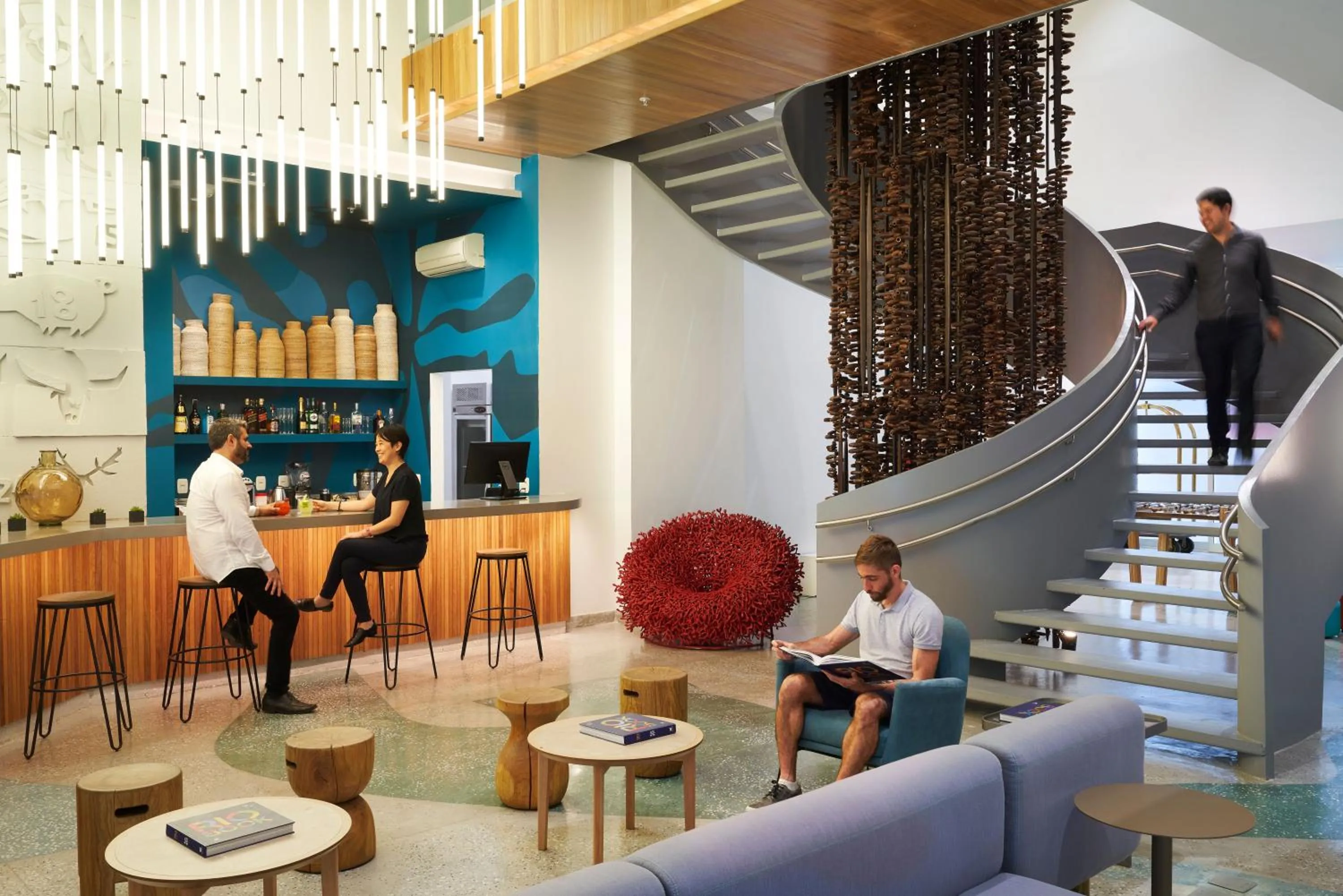 Lounge or bar in Novotel Rio de Janeiro Leme
