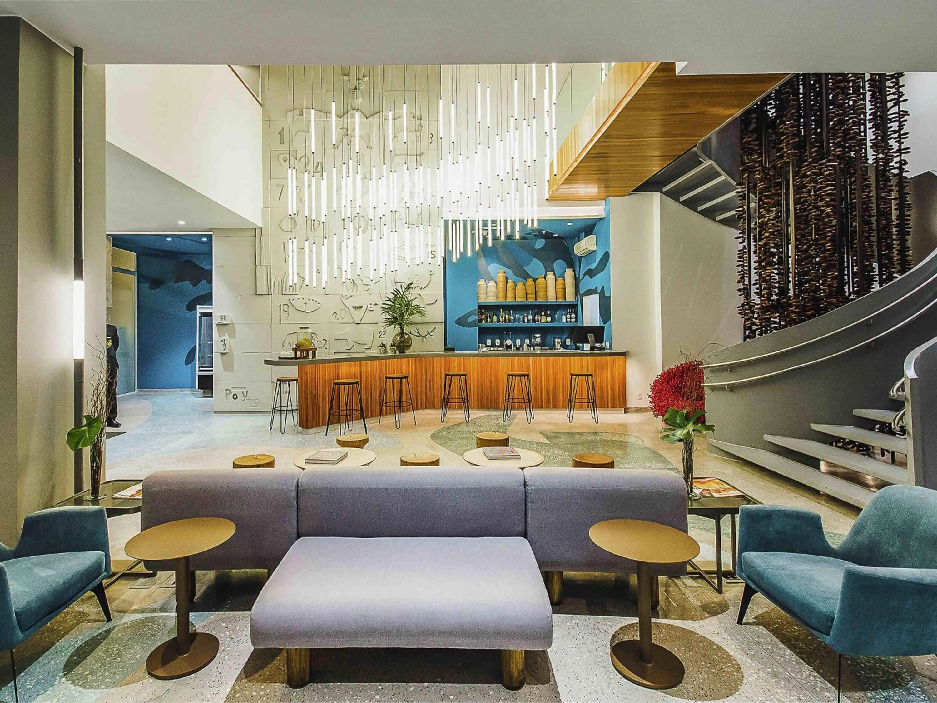 Lounge or bar in Novotel Rio de Janeiro Leme