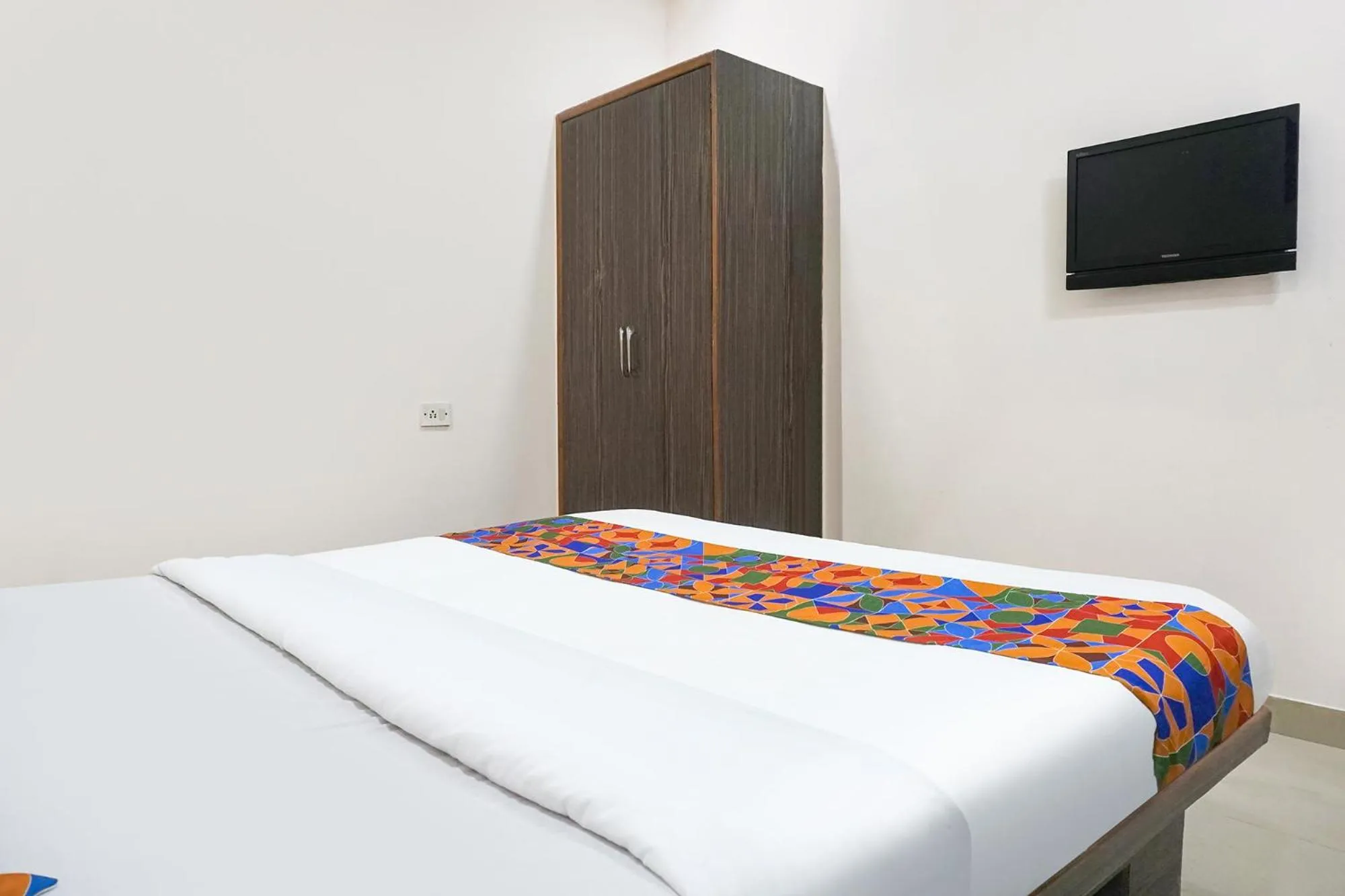 Bed in FabHotel Rachana Residency - Nr Shivaji Nagar Metro Station and Railway Station