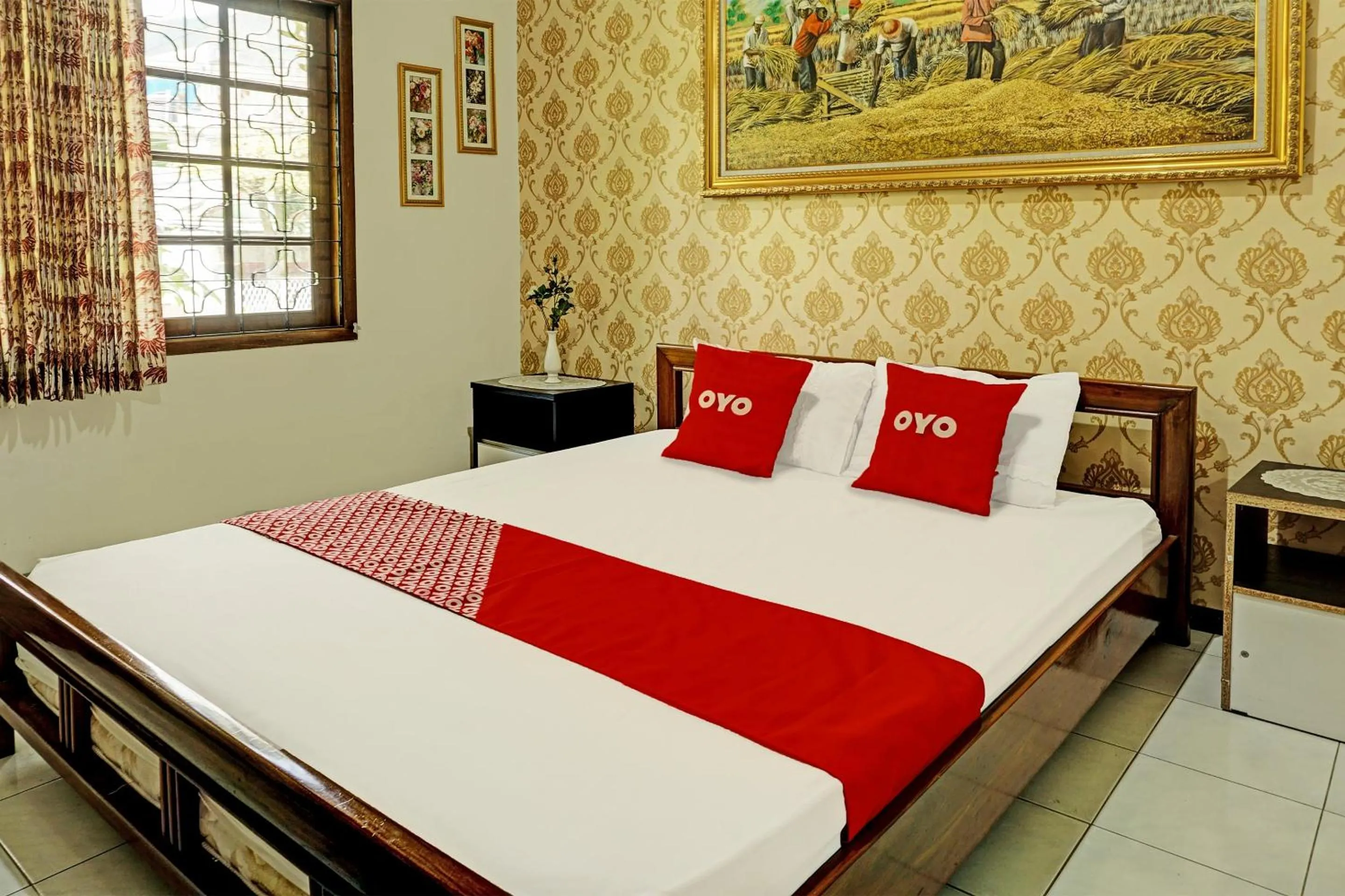 Bedroom, Bed in OYO Life 92376 Agape Villa