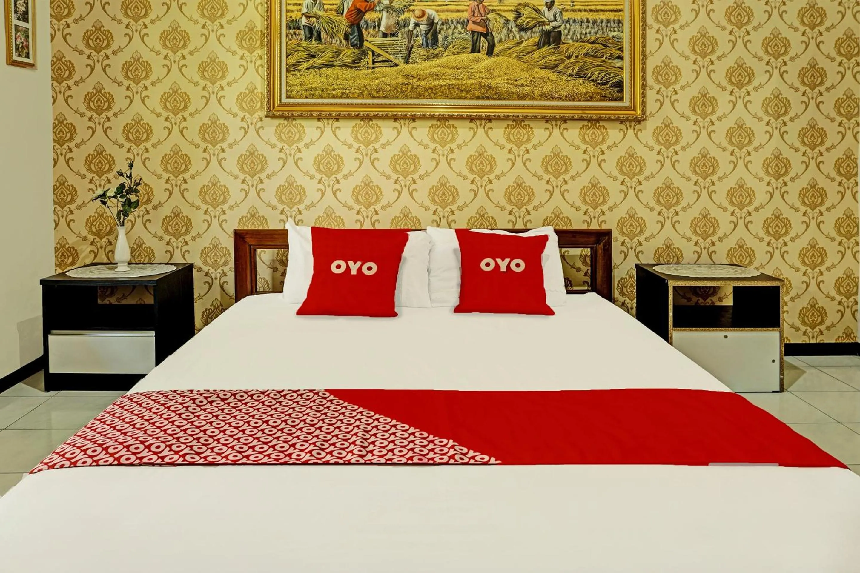 Bedroom, Bed in OYO Life 92376 Agape Villa