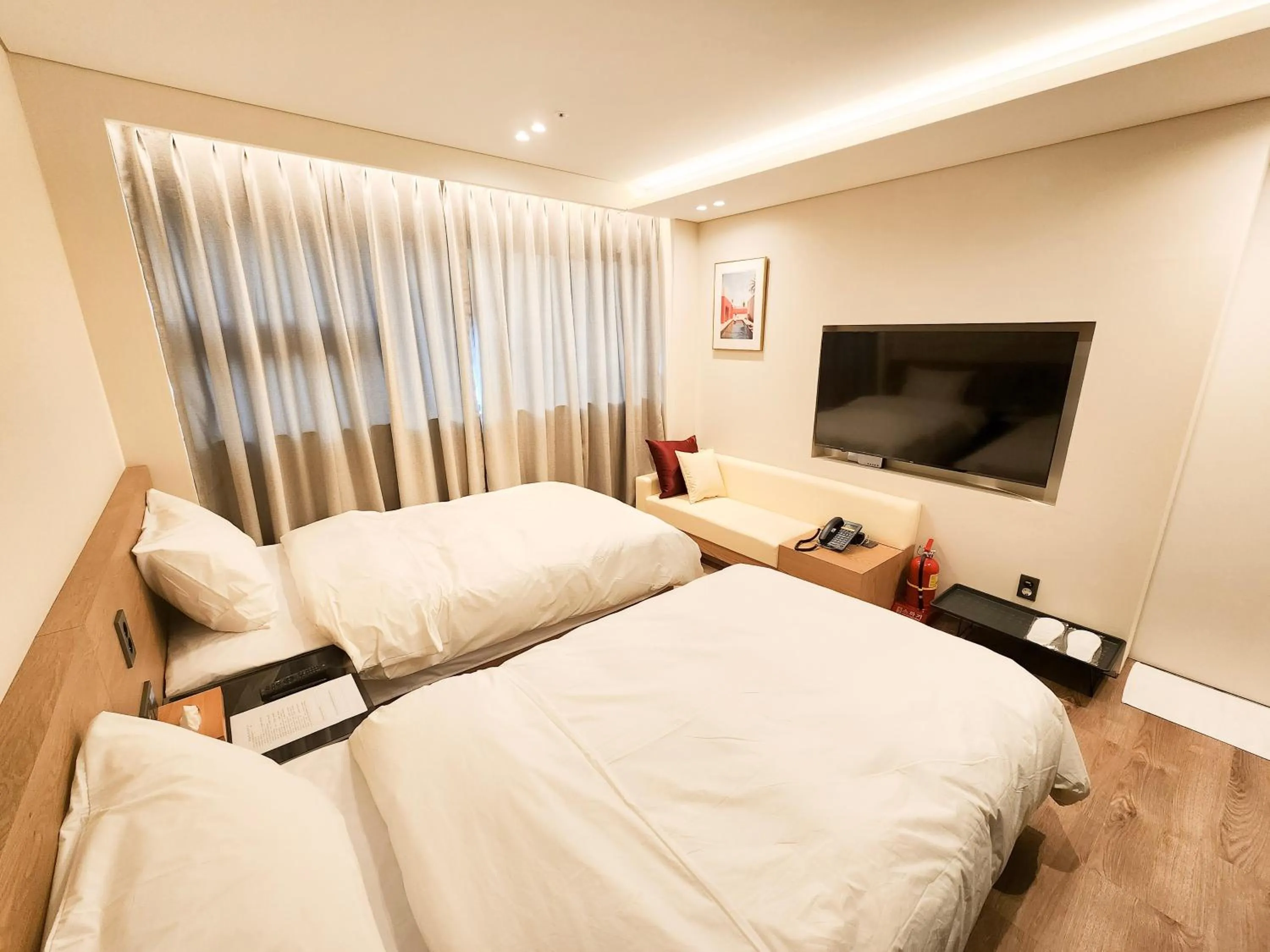 Bed in Eden Foret Hotel