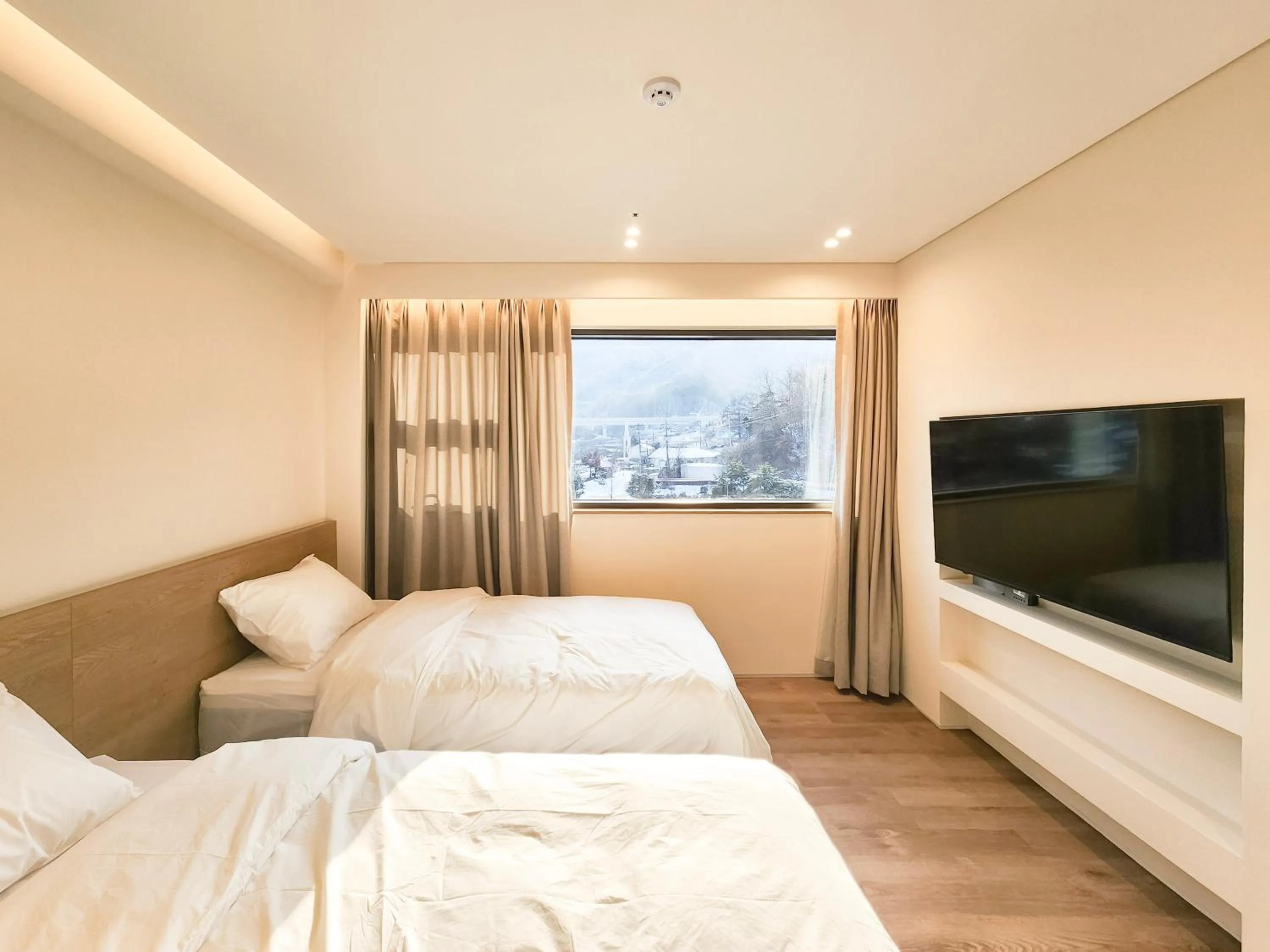 Bed in Eden Foret Hotel