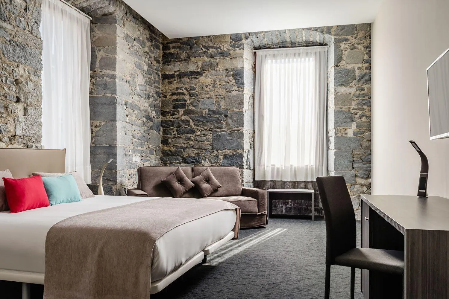 Bed in Hotel Balneario Orduña Plaza