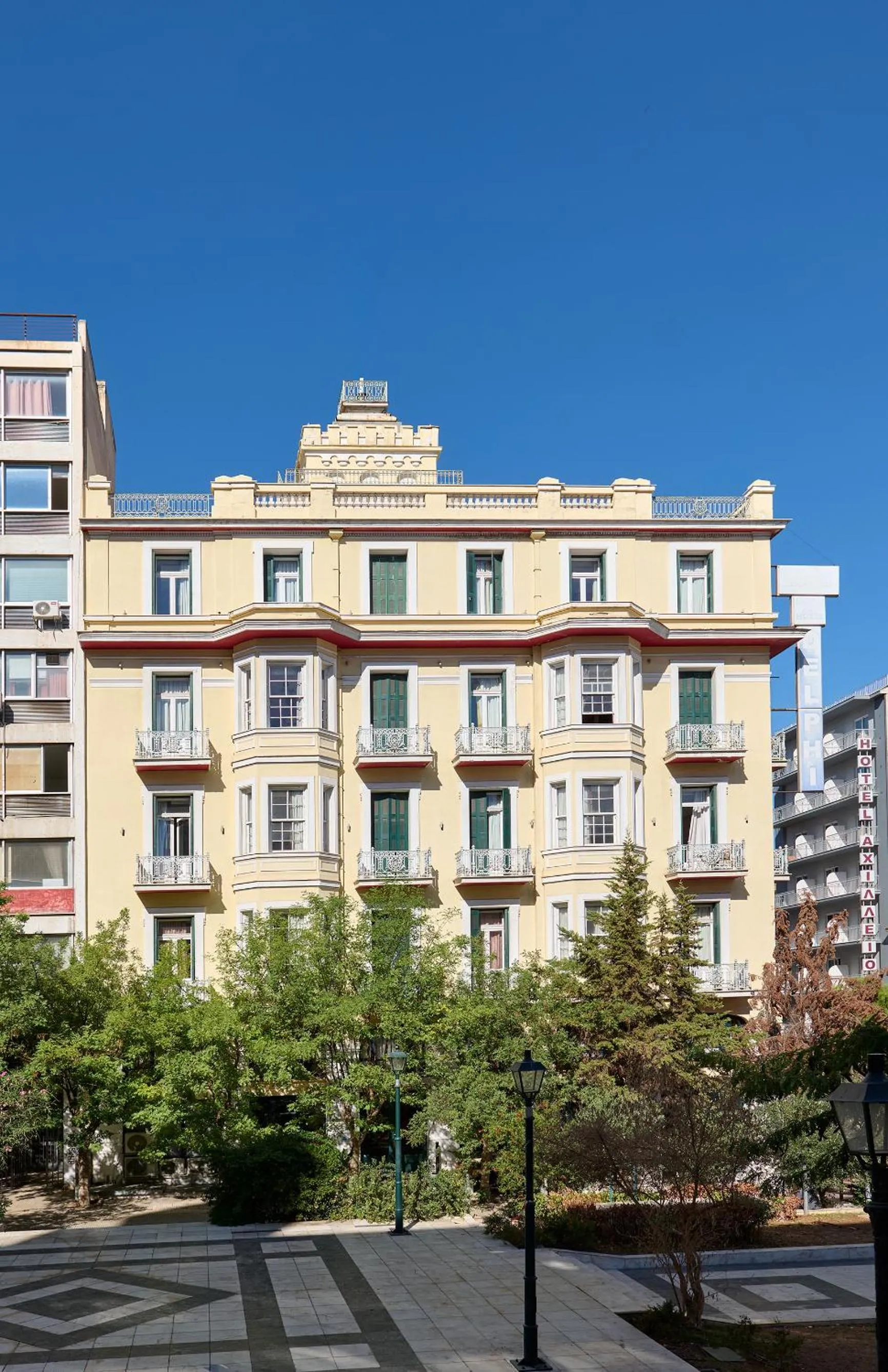 Property building in Delphi Art Hotel by Prima Hotels