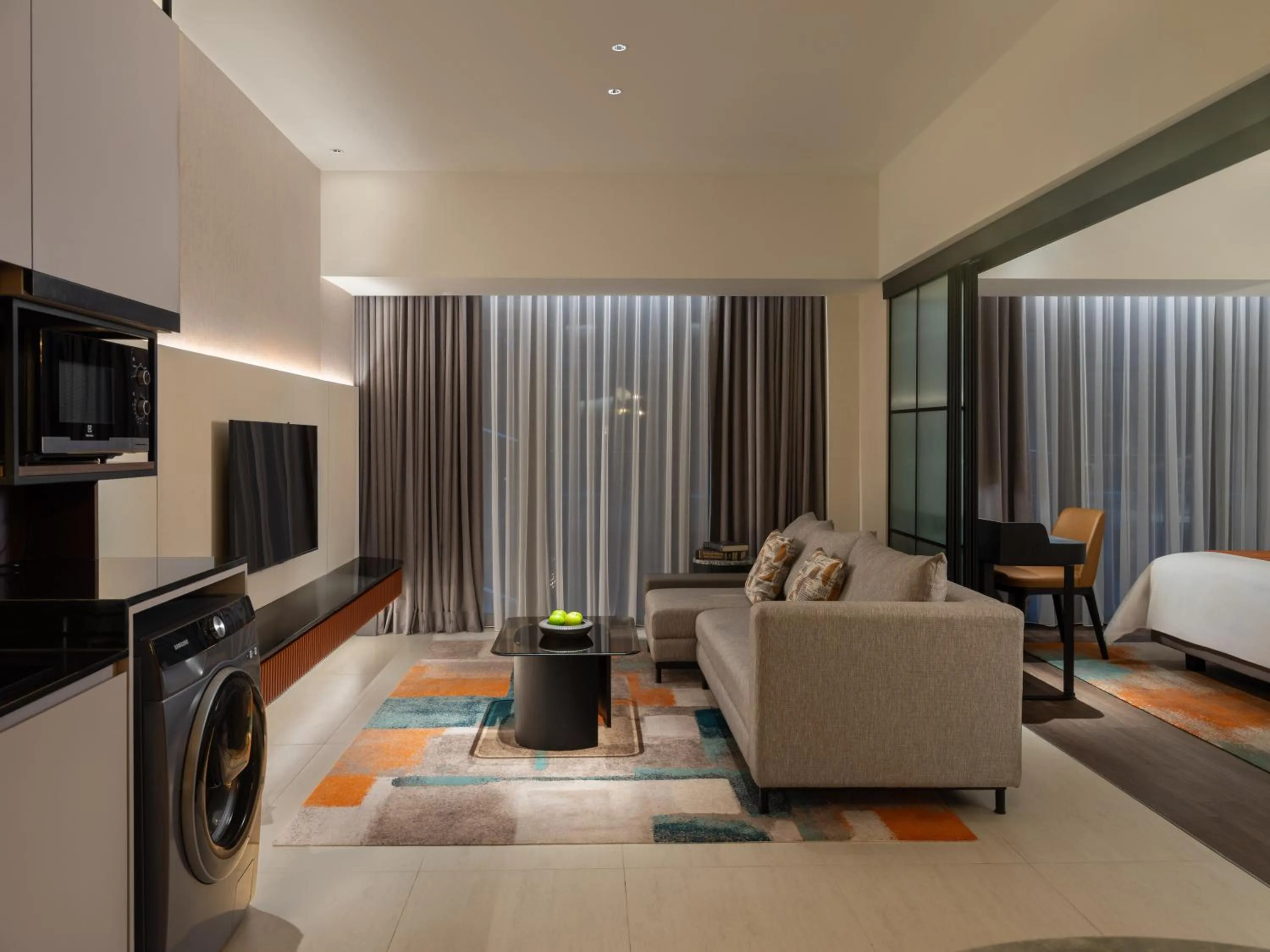 Communal lounge/ TV room in Herloom Hotel & Residence BSD Tangerang