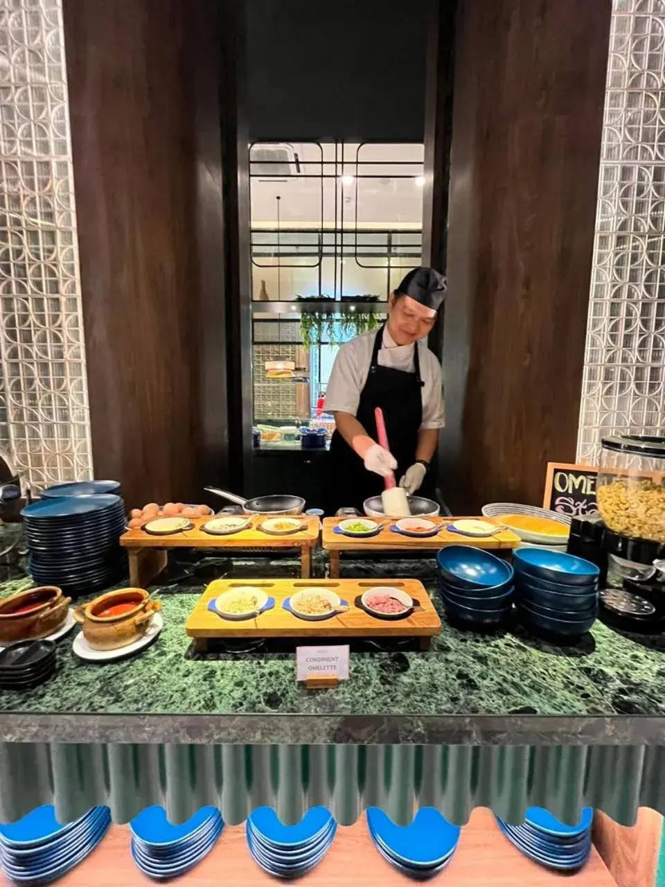 Buffet breakfast in Herloom Hotel & Residence BSD Tangerang Buffet breakfast in Herloom Hotel & Residence BSD Tangerang