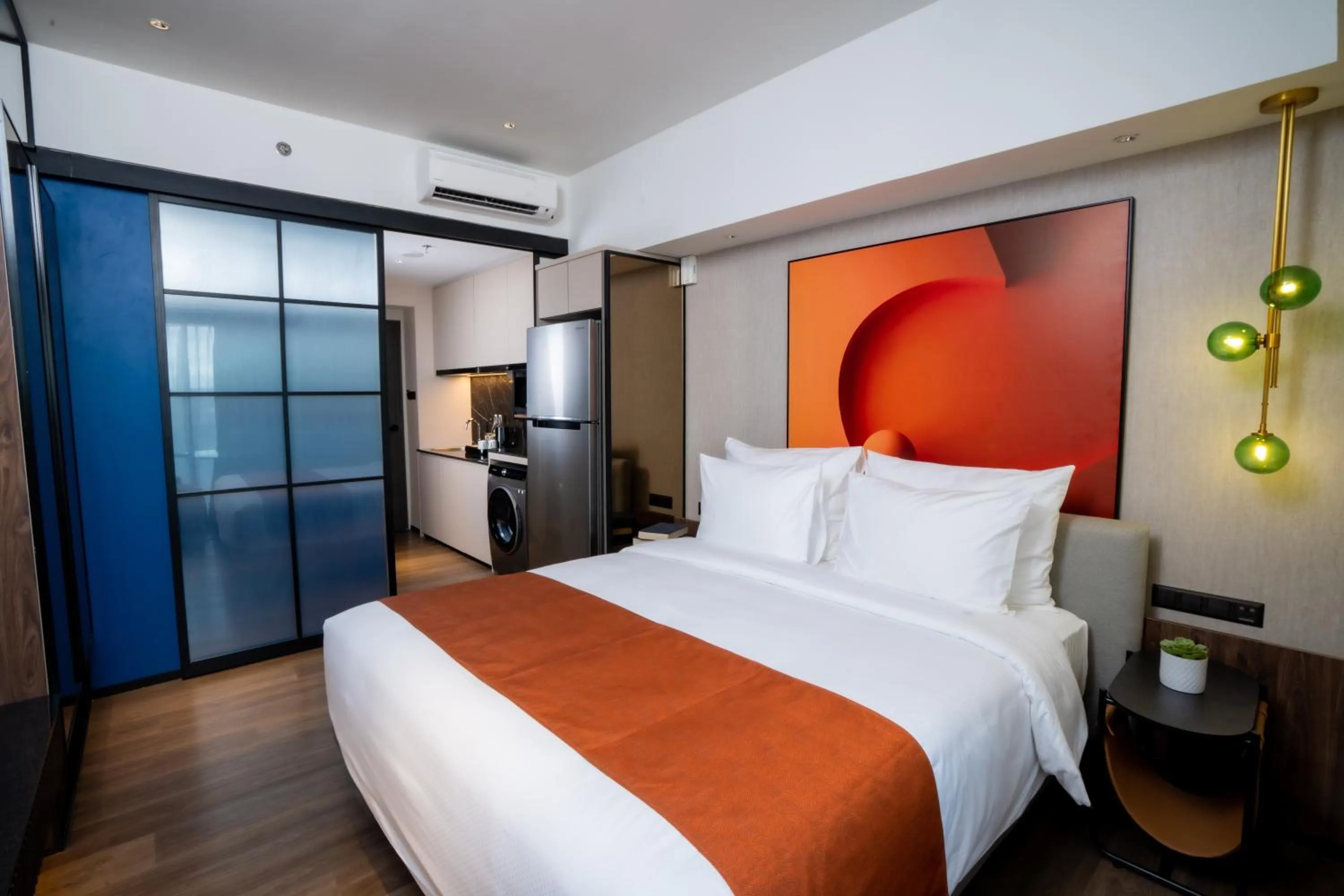 Bed in Herloom Hotel & Residence BSD Tangerang