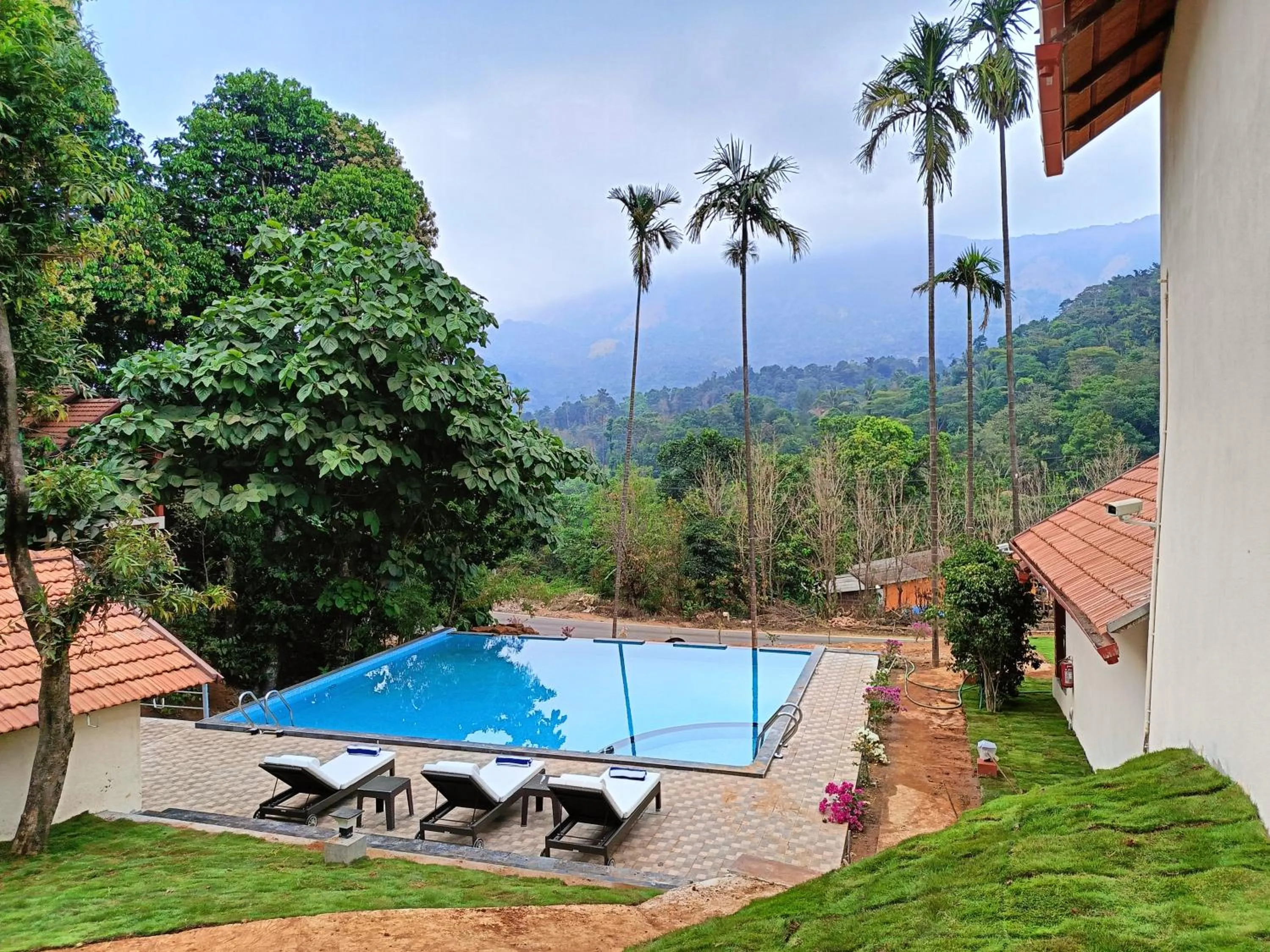 Pool view in Hill Crest Resort - Coorg