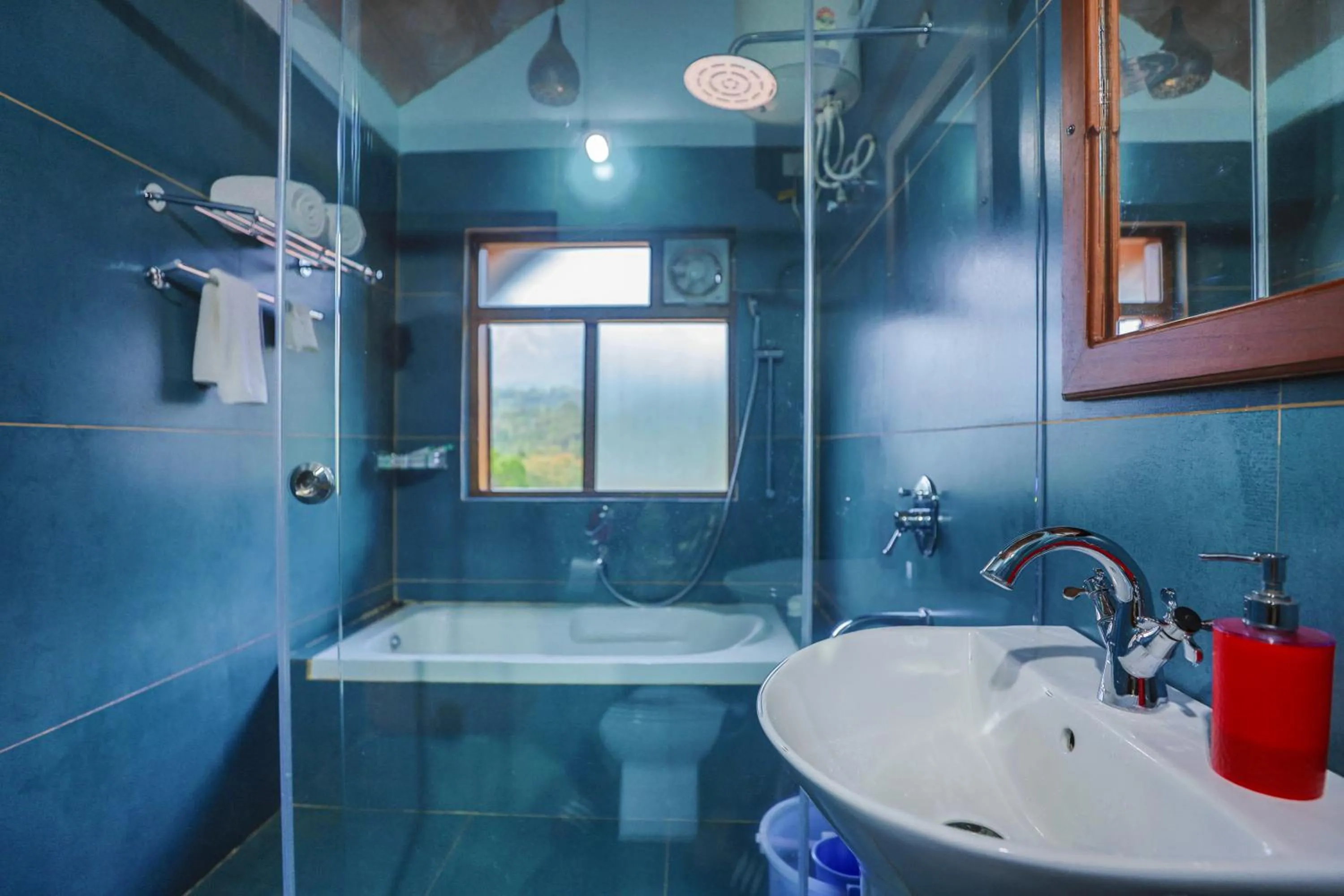Bathroom in Hill Crest Resort - Coorg