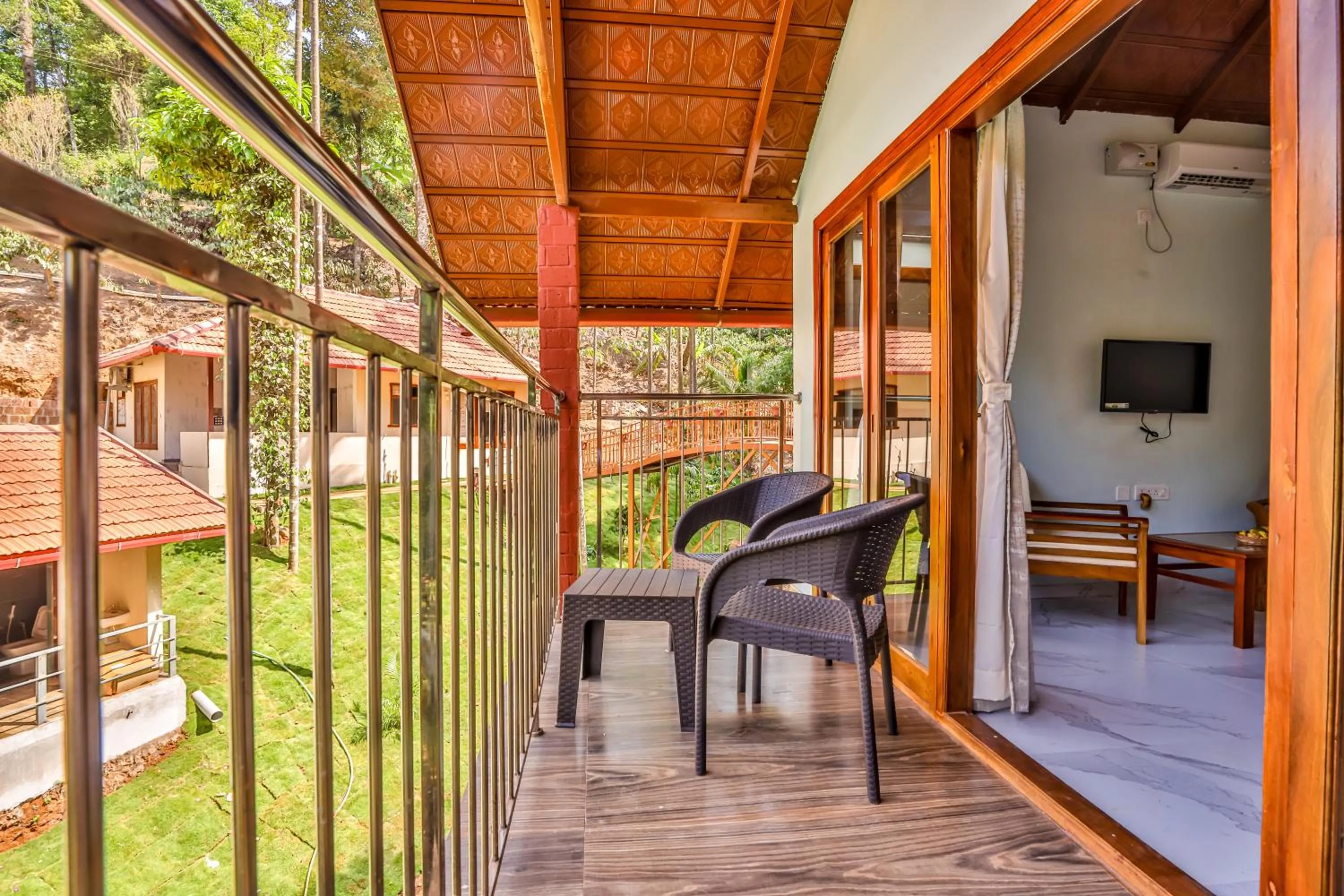 Balcony/Terrace in Hill Crest Resort - Coorg