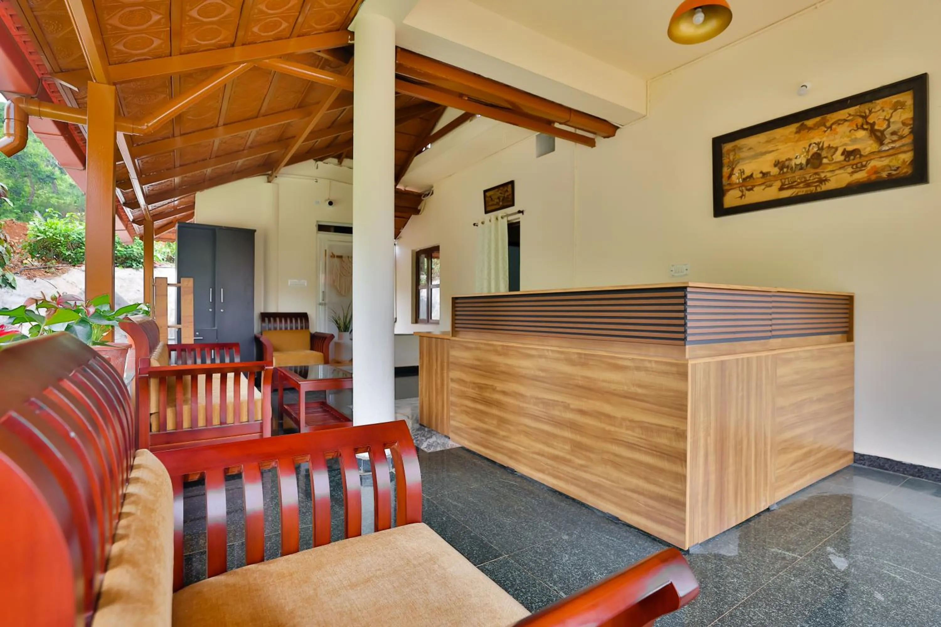 Lobby or reception in Hill Crest Resort - Coorg
