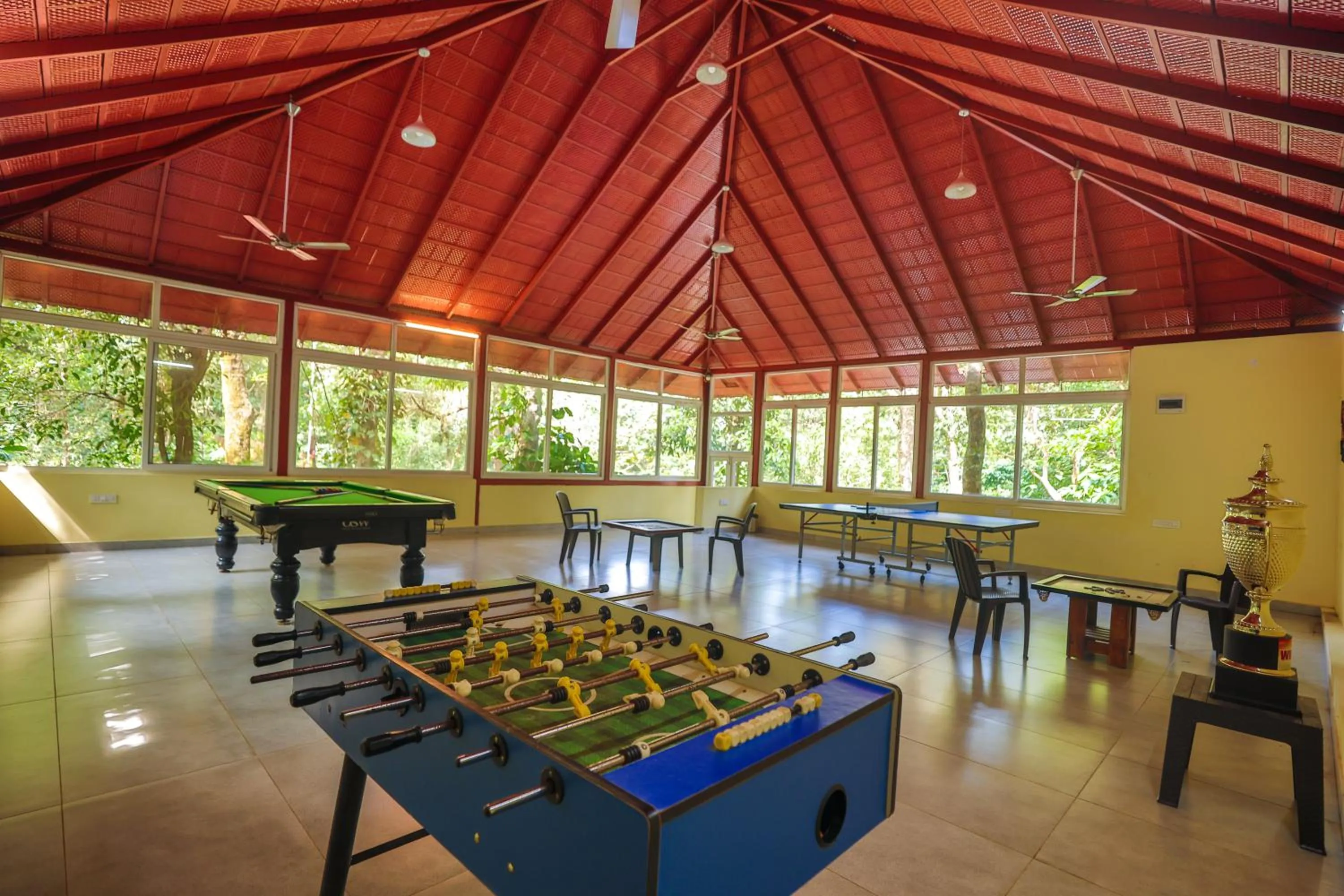 Game Room in Hill Crest Resort - Coorg