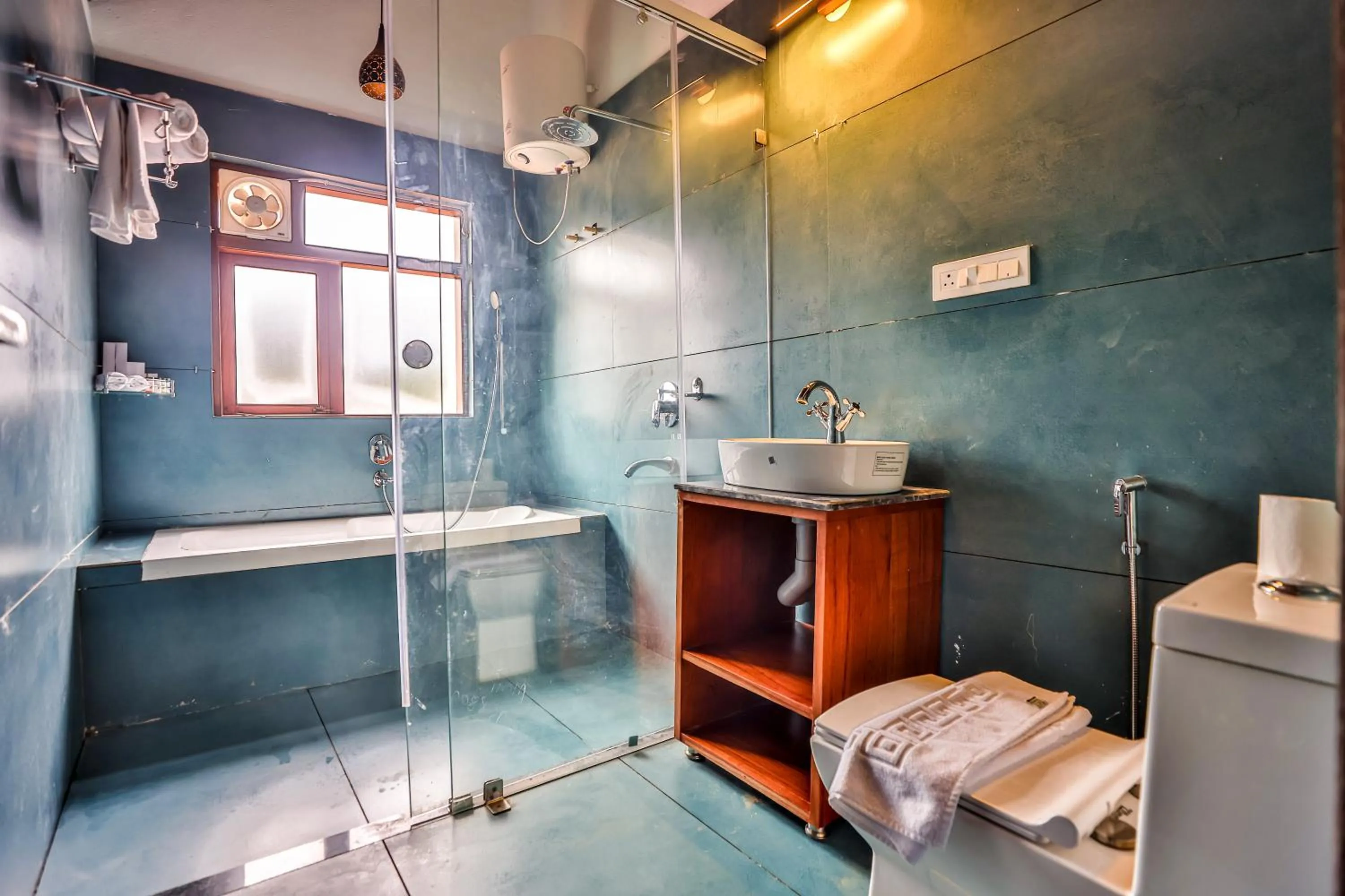 Bathroom in Hill Crest Resort - Coorg