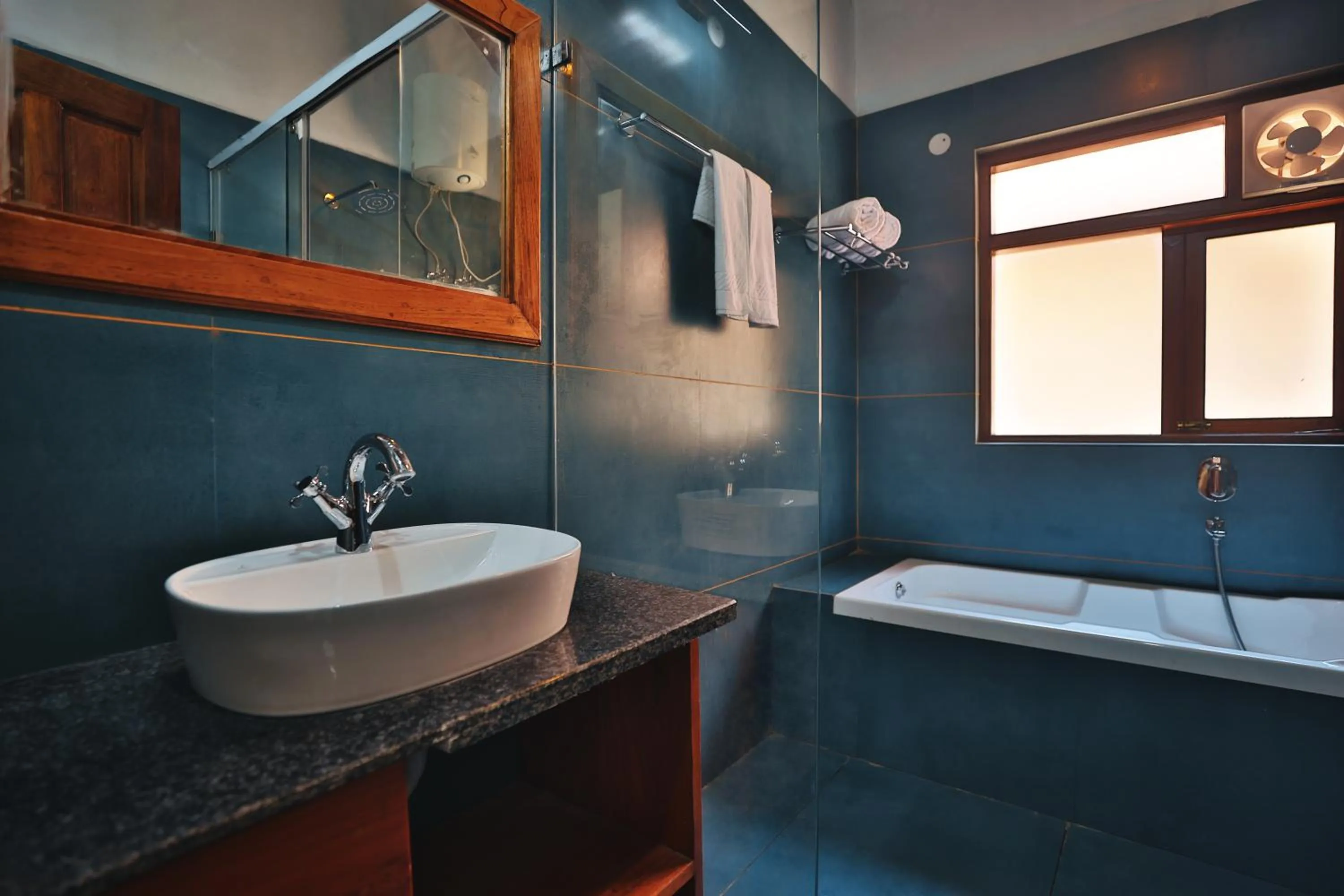 Bathroom in Hill Crest Resort - Coorg