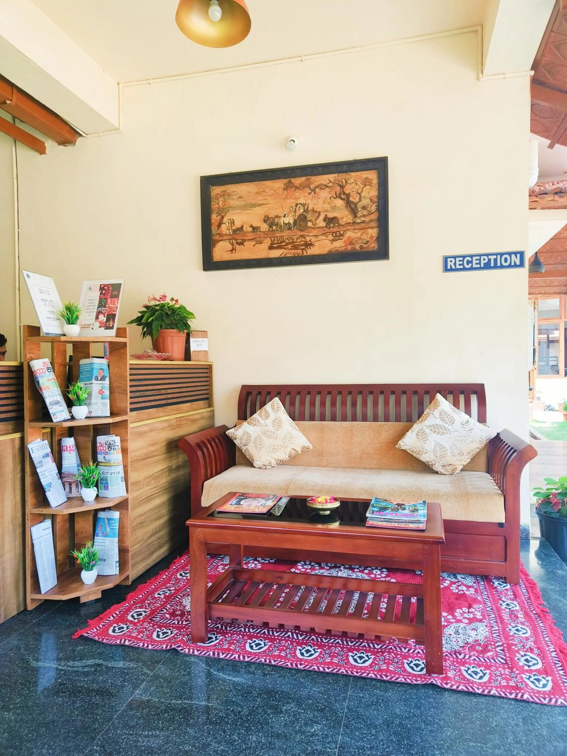 Lobby or reception in Hill Crest Resort - Coorg