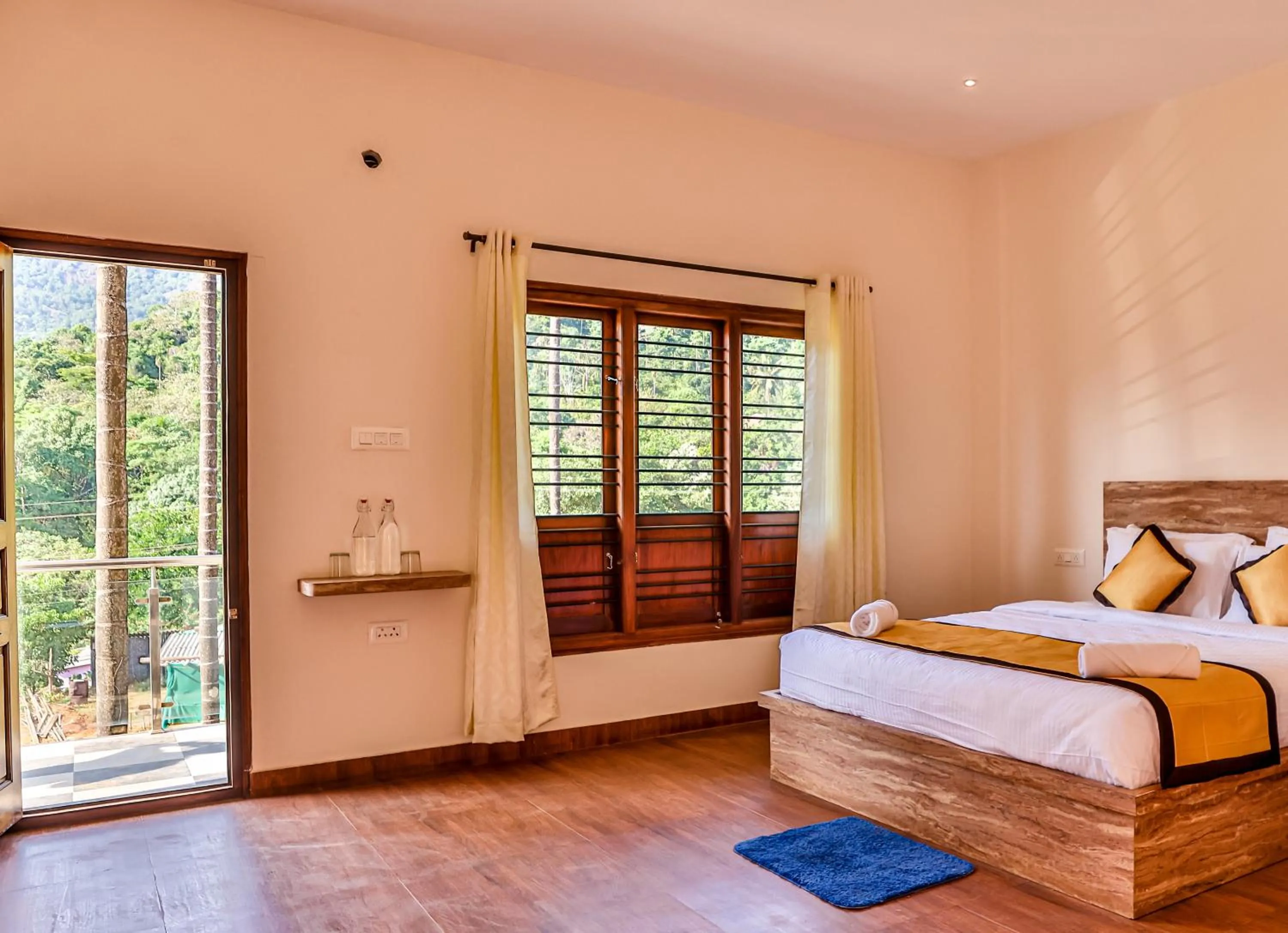 Bed in Hill Crest Resort - Coorg