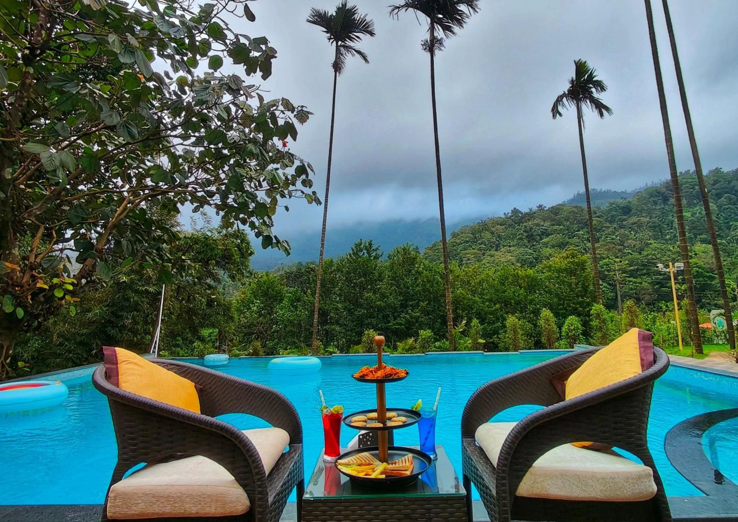 Swimming pool in Hill Crest Resort - Coorg