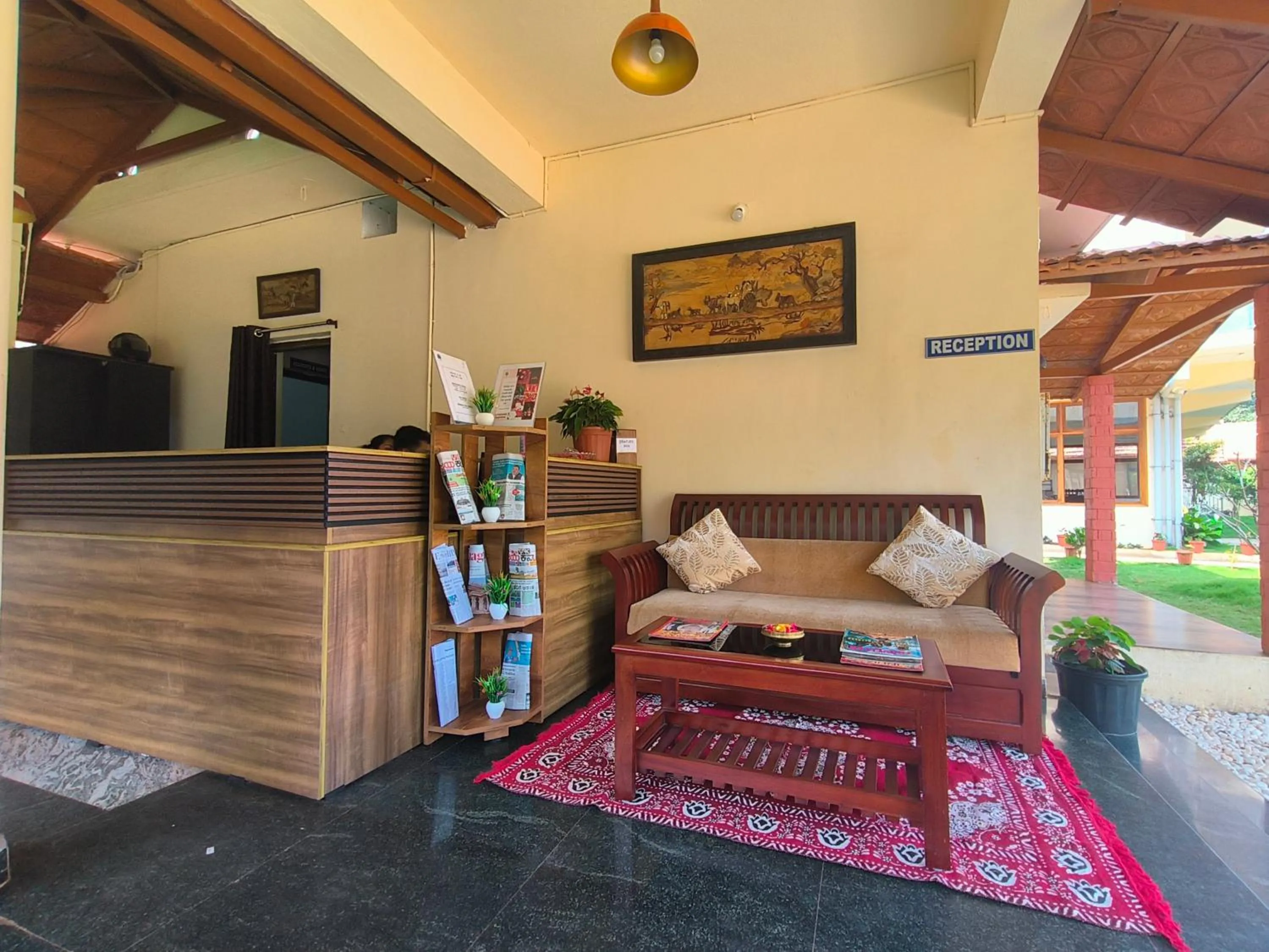 Lobby or reception in Hill Crest Resort - Coorg