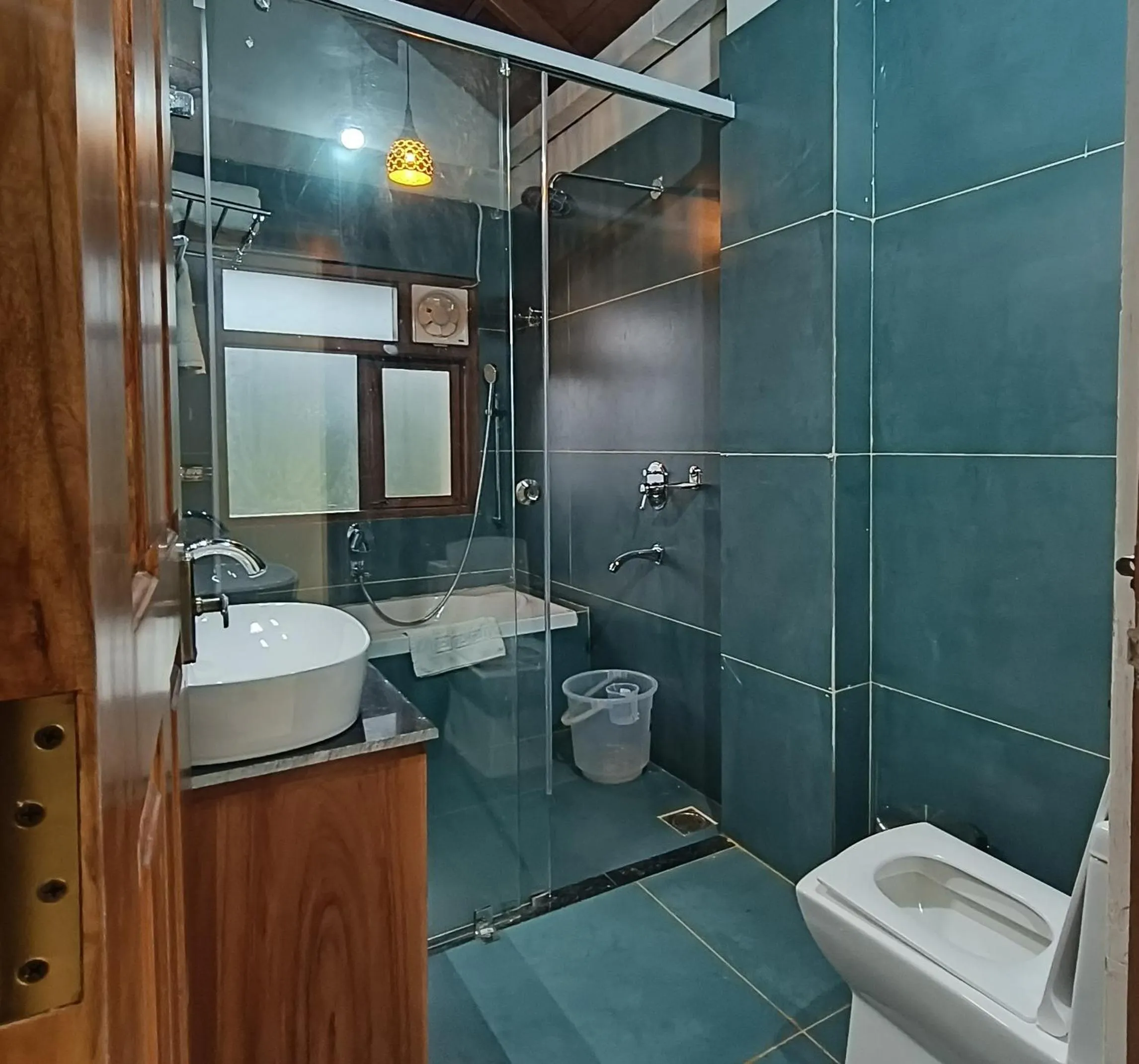 Bathroom in Hill Crest Resort - Coorg